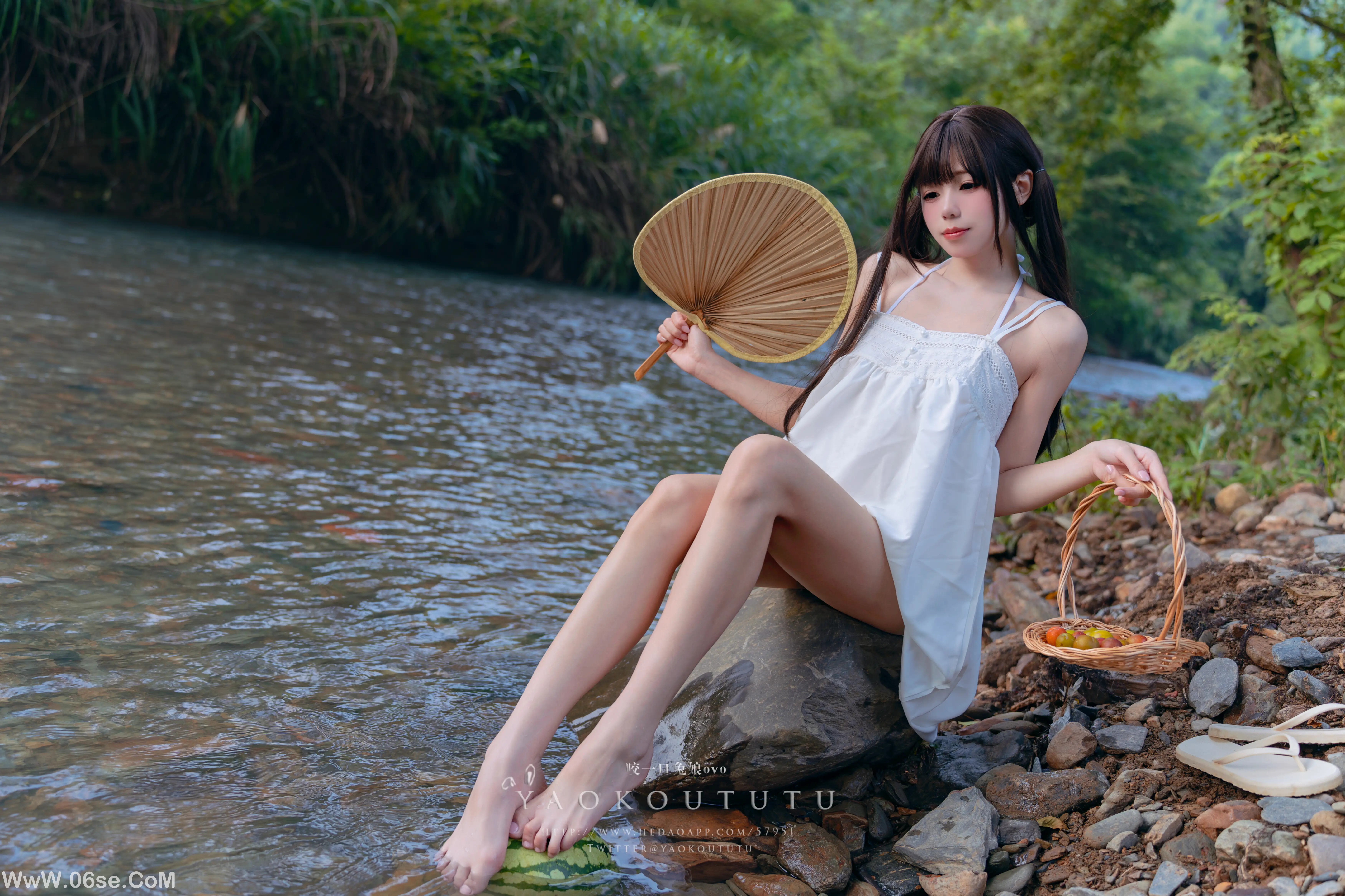 图片[19]-咬一口兔娘 溯溪之夏-六色网