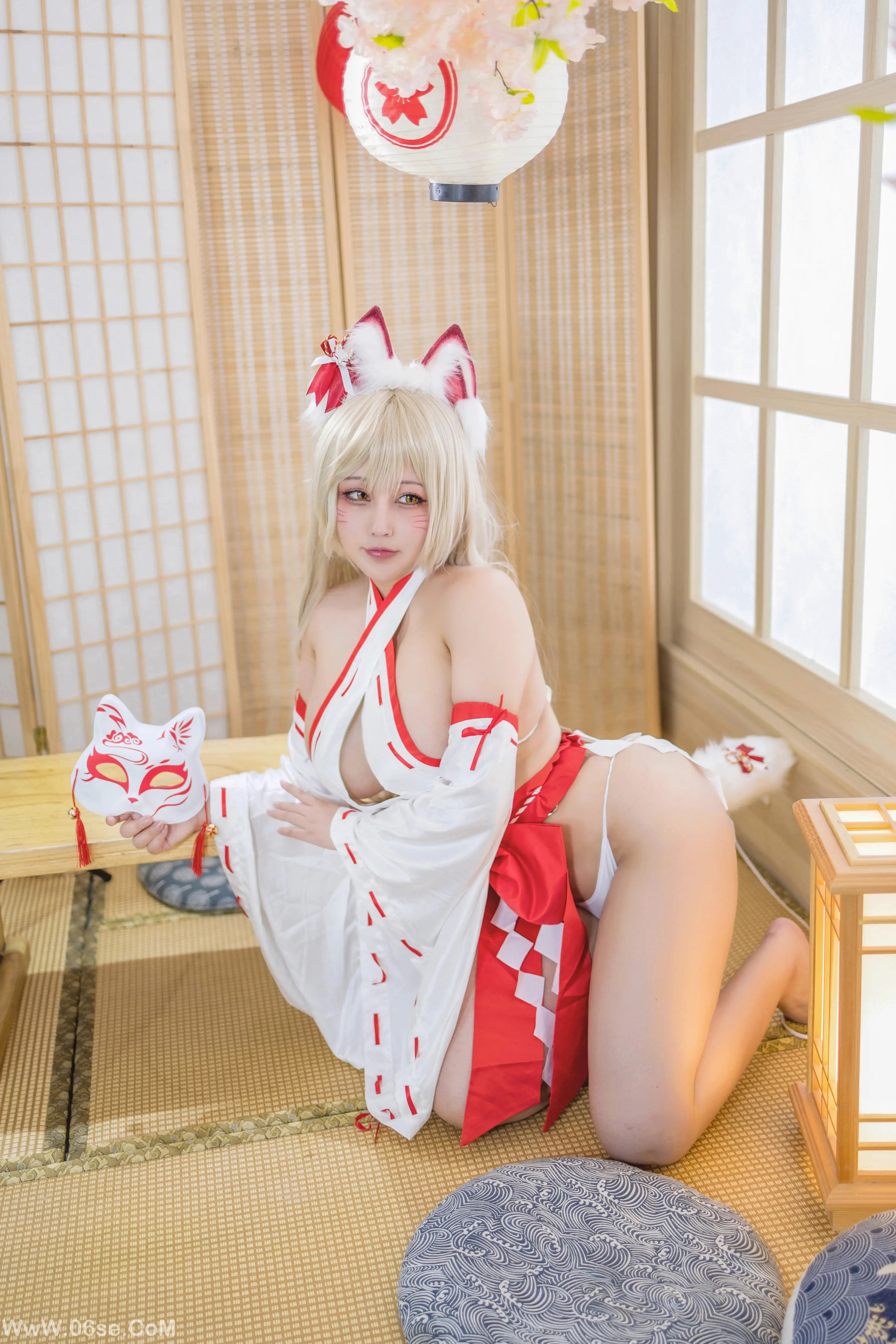 KANEKO_咔喵 – 狐狸巫女-六色网
