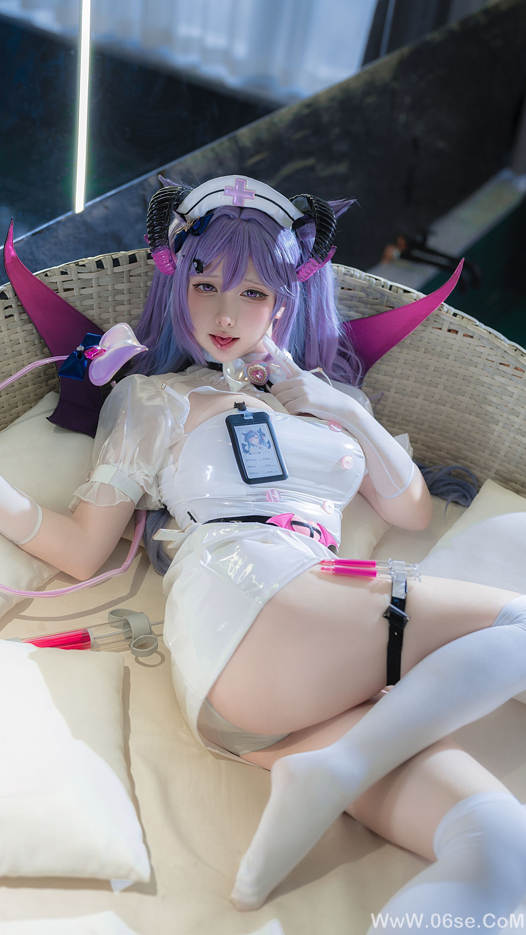 图片[9]-樱梨梨 – 刻晴魅魔护士 [30P]-六色网