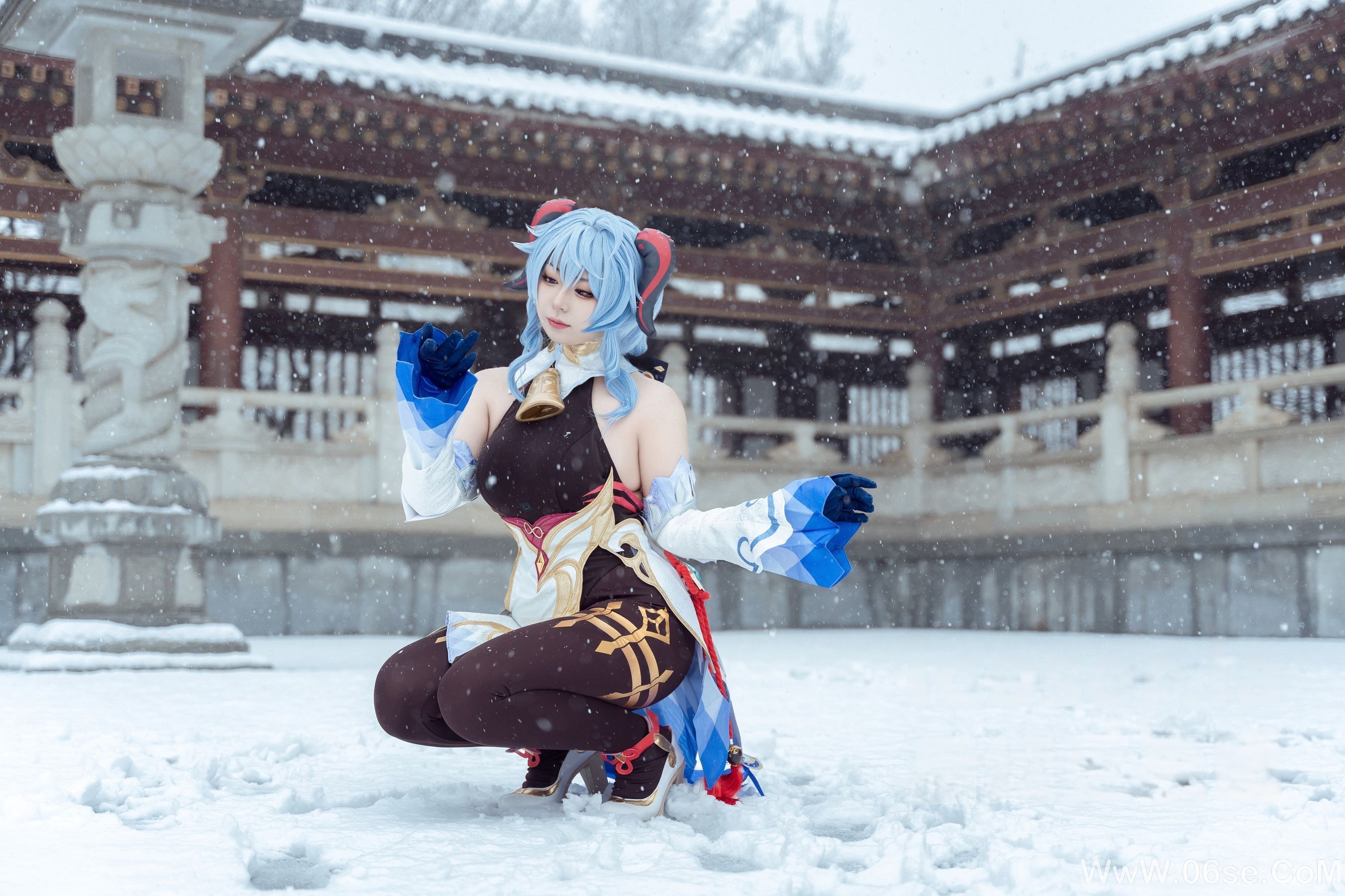 图片[6]-虎森森 – 原神 甘雨 雪景 [42P]-六色网