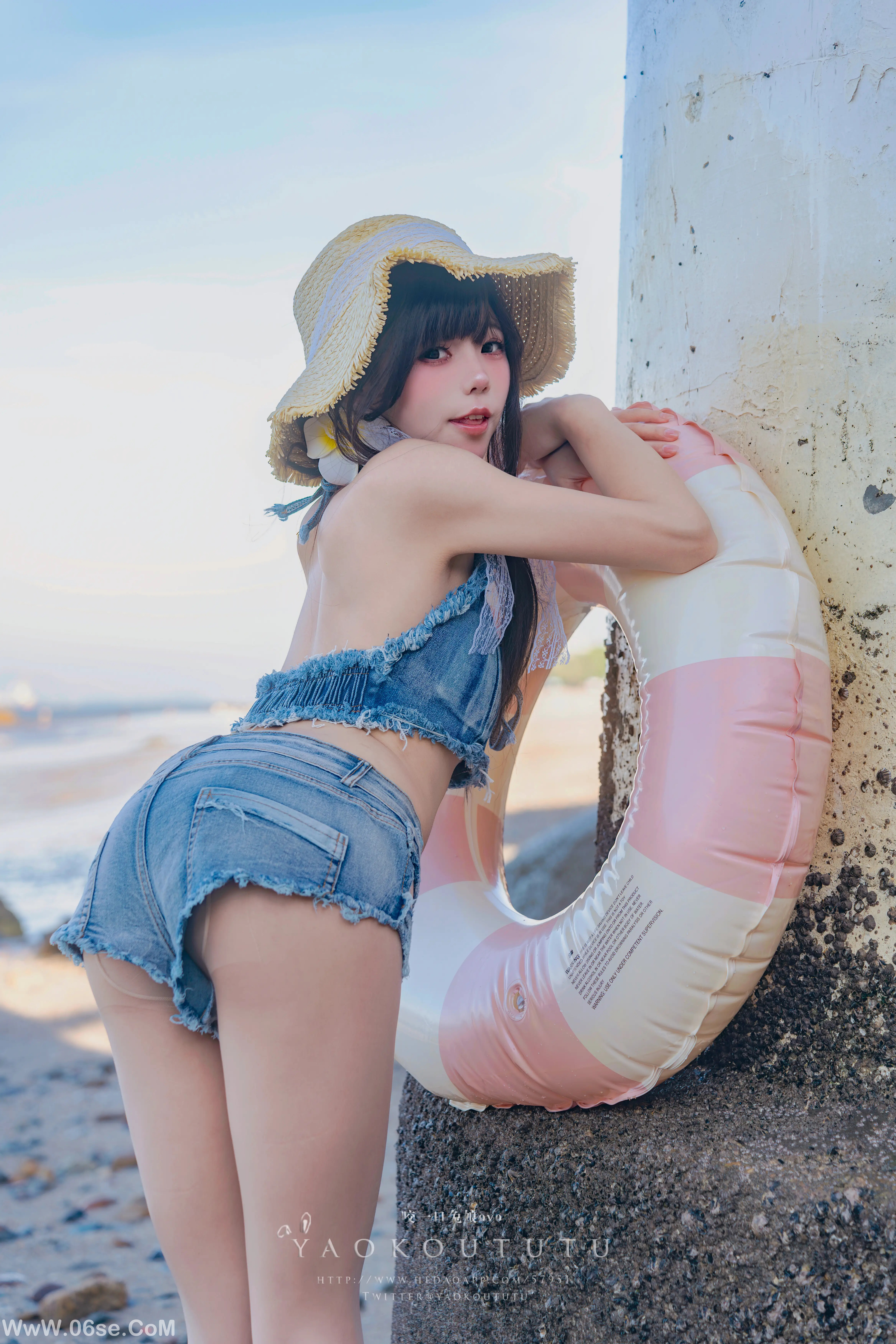 图片[15]-咬一口兔娘 海の夏日-六色网