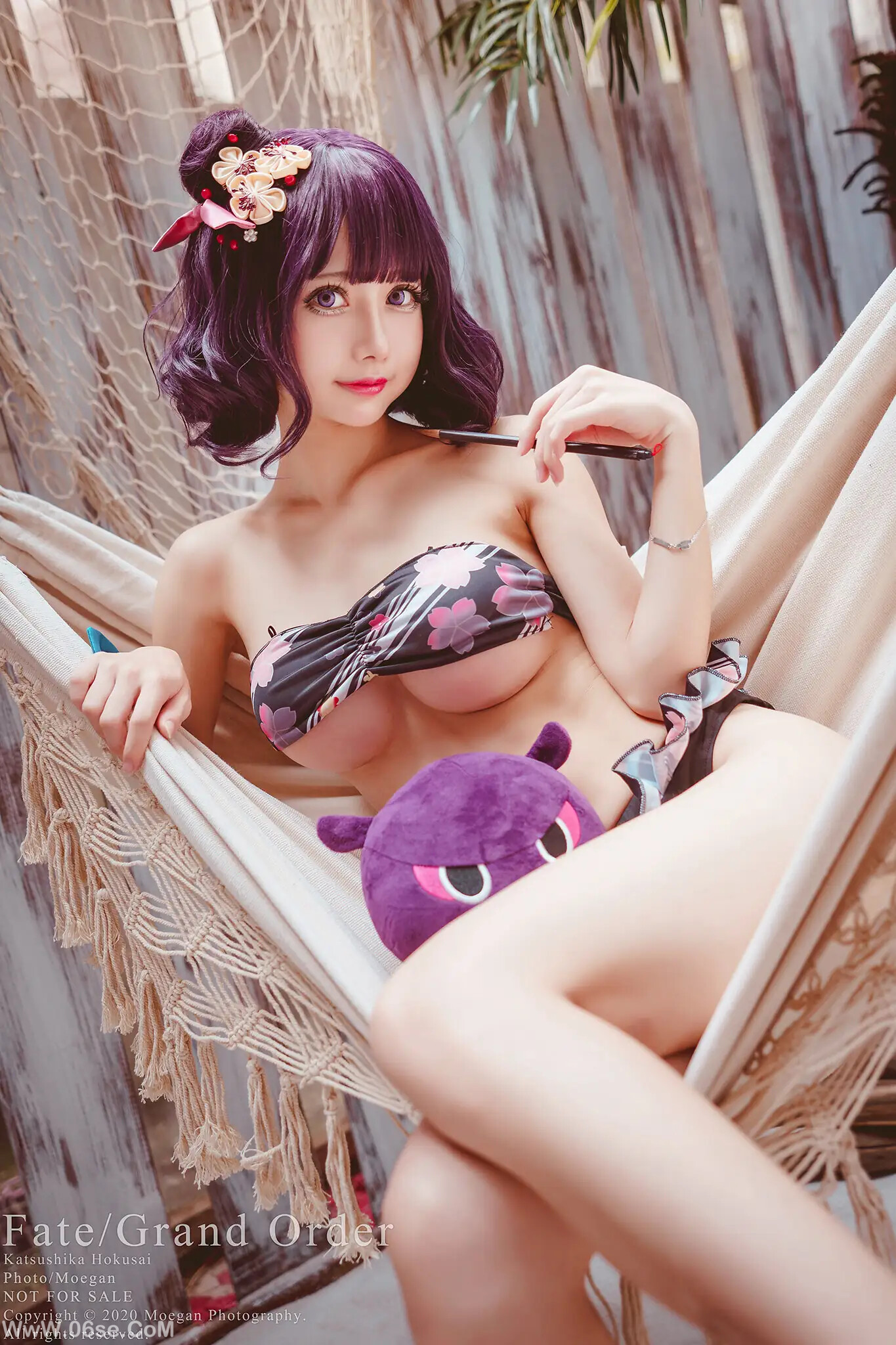 图片[13]-沖田凛花Rinka – FateGrand Order 葛飾北斎 水着ver-六色网
