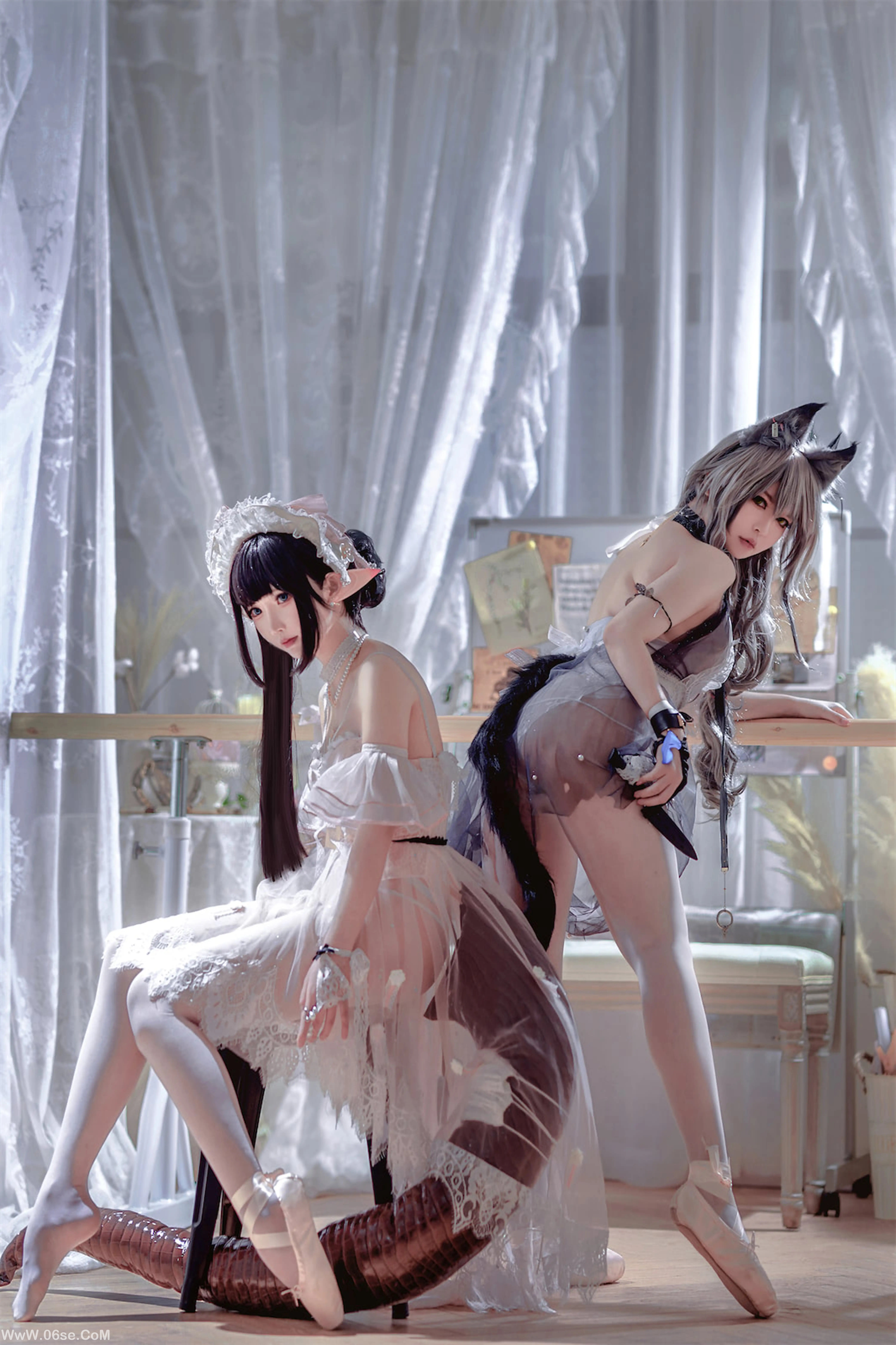 图片[26]-半半子 – Arknights 黑x森蚺バレエ (&面饼仙儿)-六色网