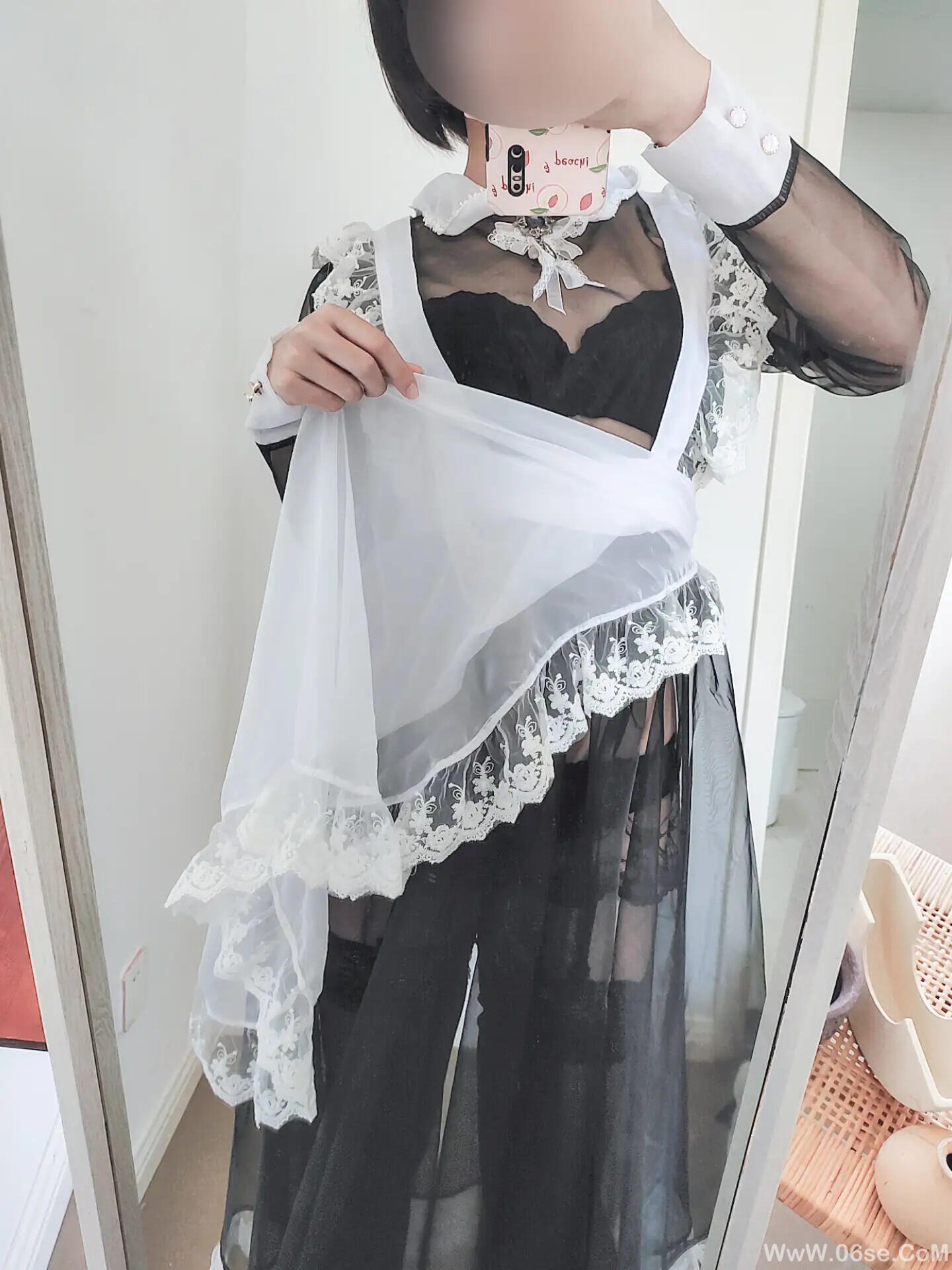图片[22]-蠢沫沫 – 透明女仆 自拍-六色网