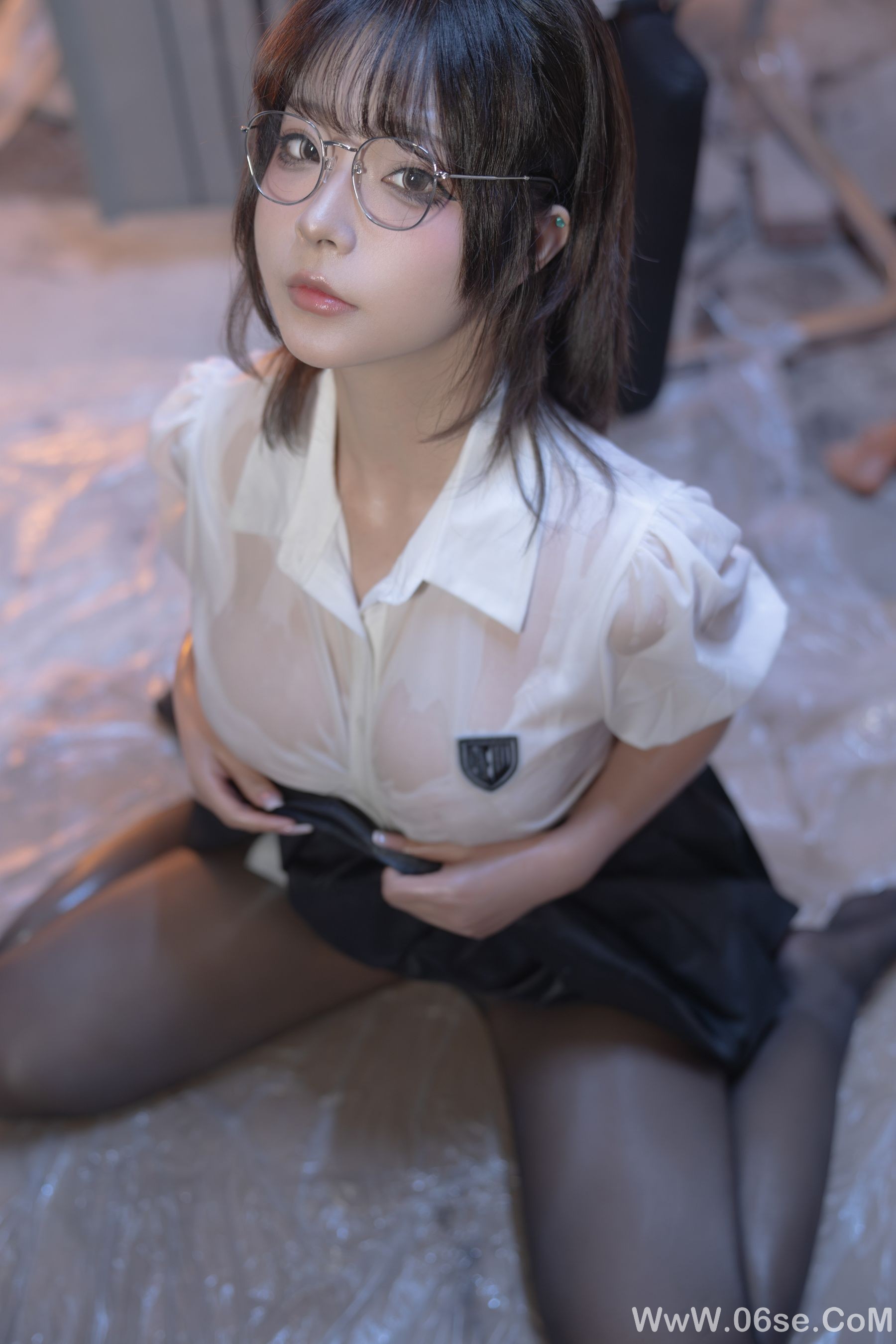图片[87]-yuuhui玉汇 – 电梯间 尾行 [154P]-六色网