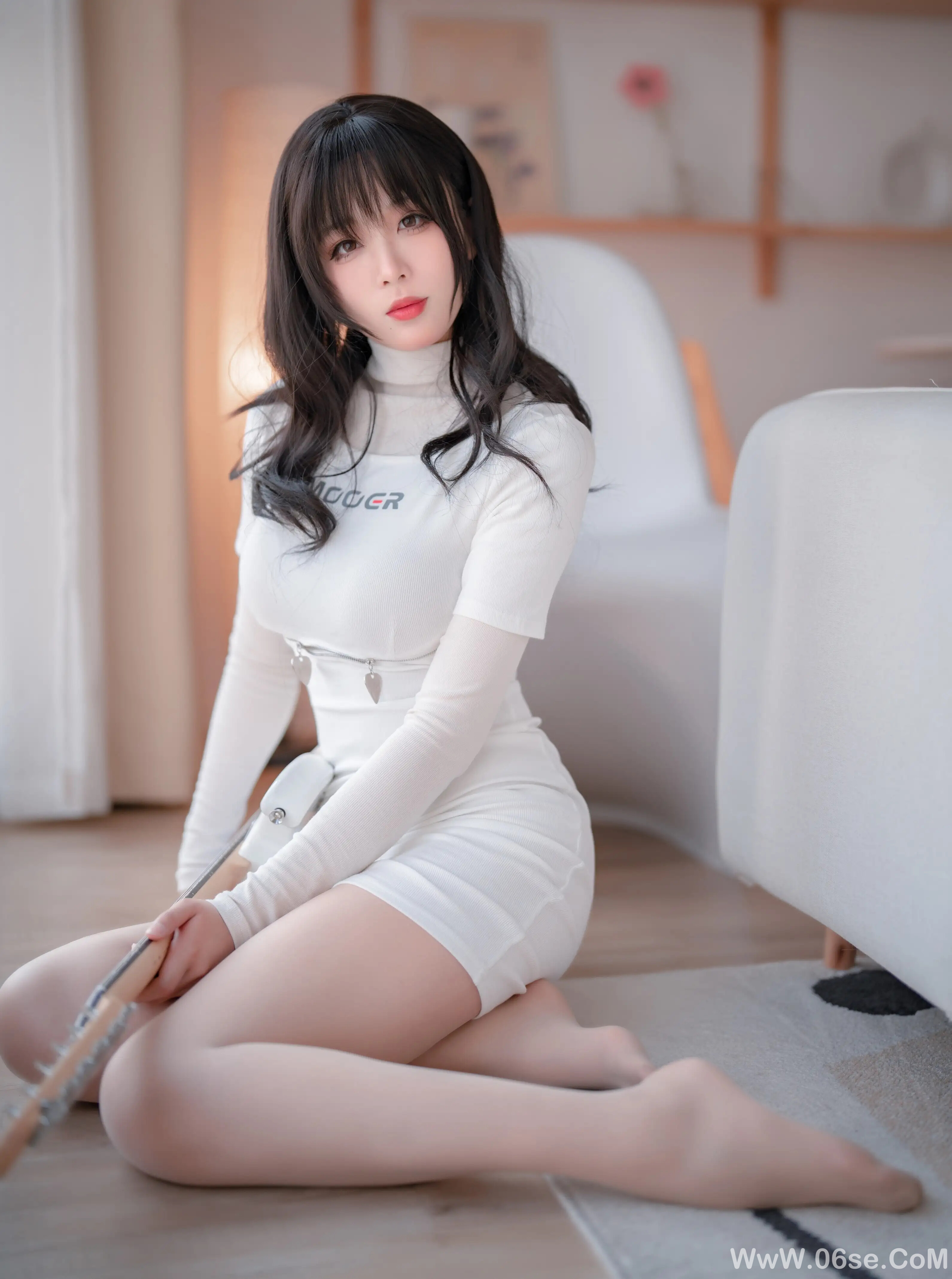 图片[10]-轩萧学姐 吉他妹妹肉丝套-六色网