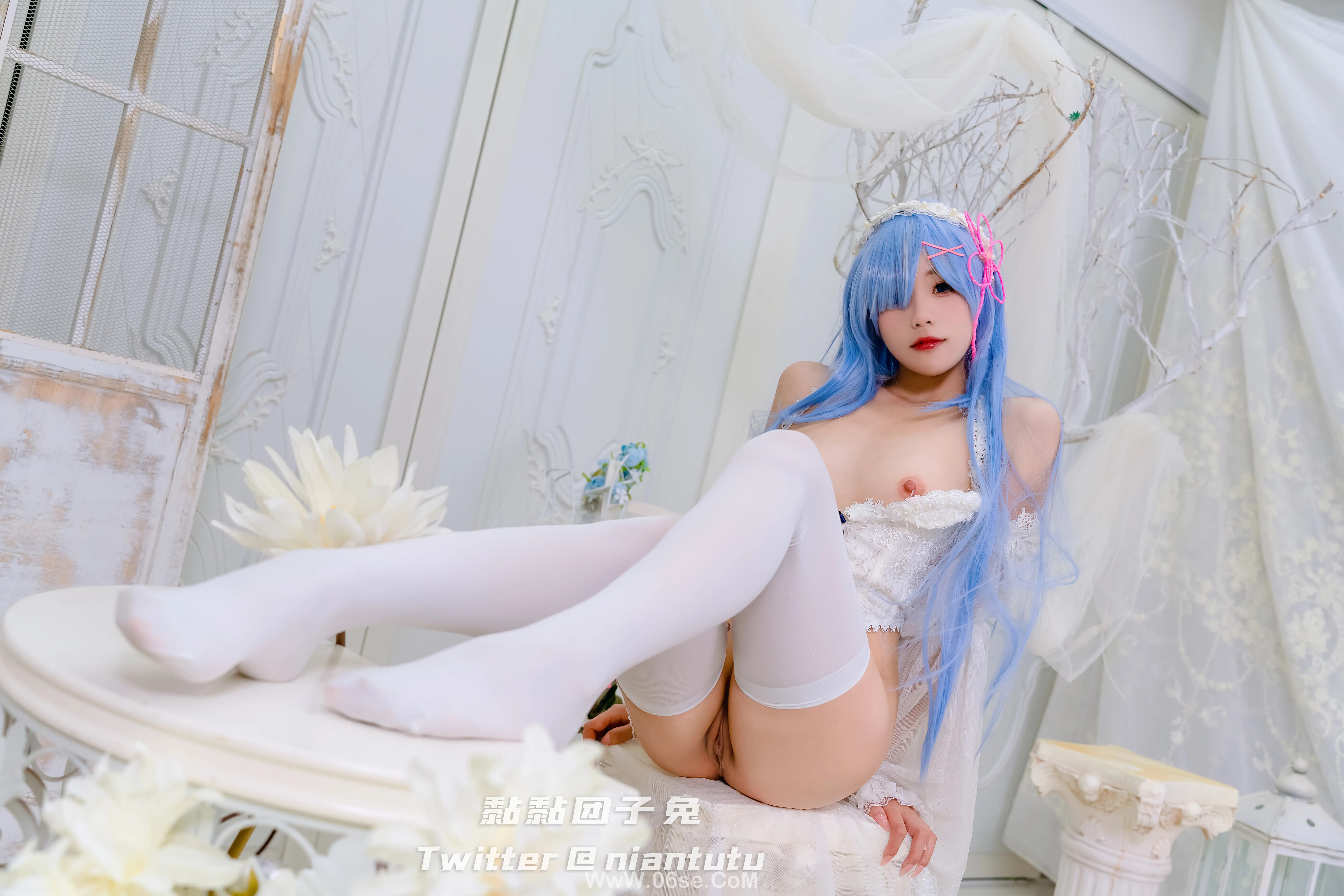 图片[38]-咬一口兔娘 t3特典-白丝长发蕾姆-六色网