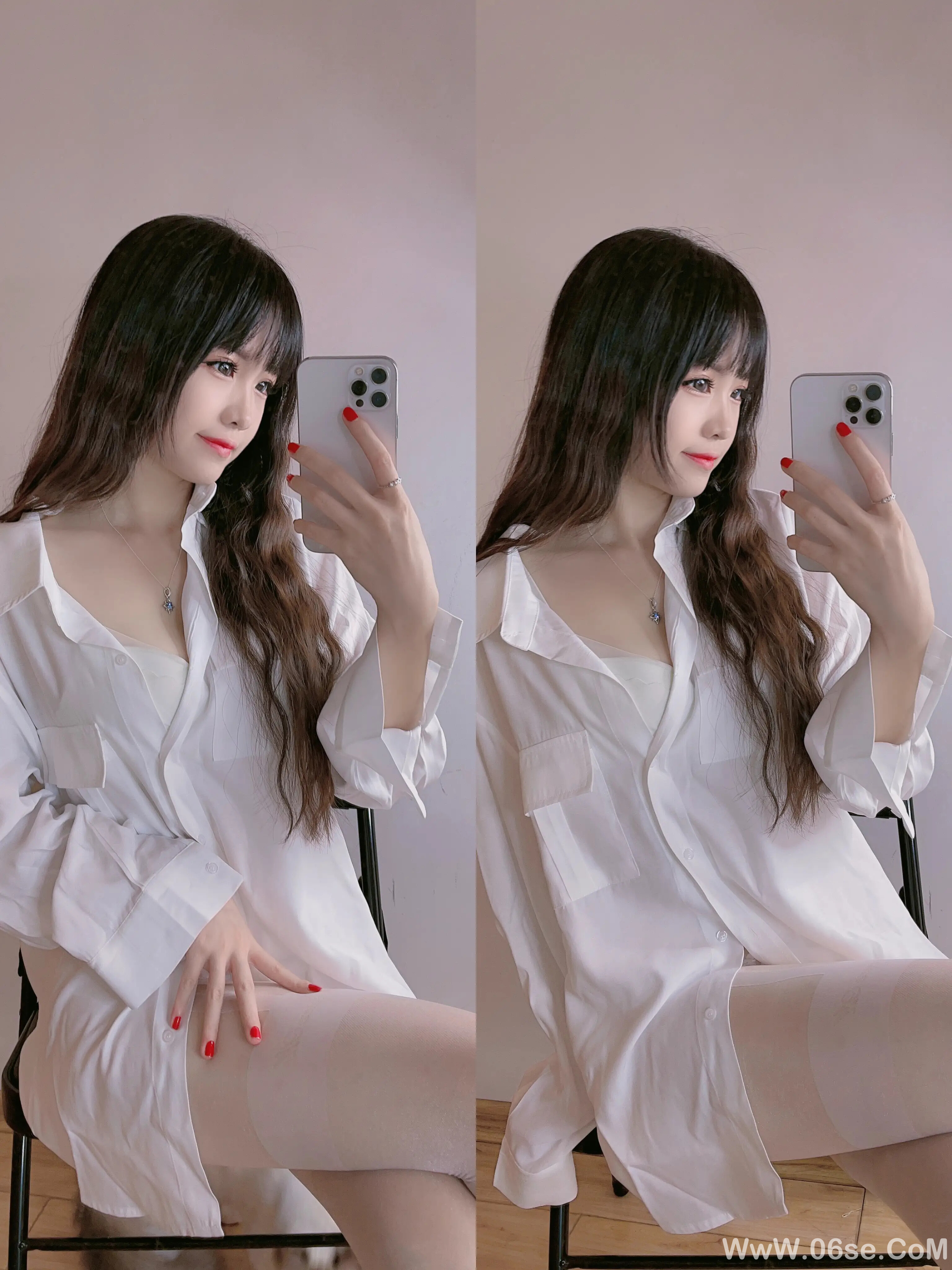 图片[204]-miko酱ww 自拍系列mikoの白丝01-六色网