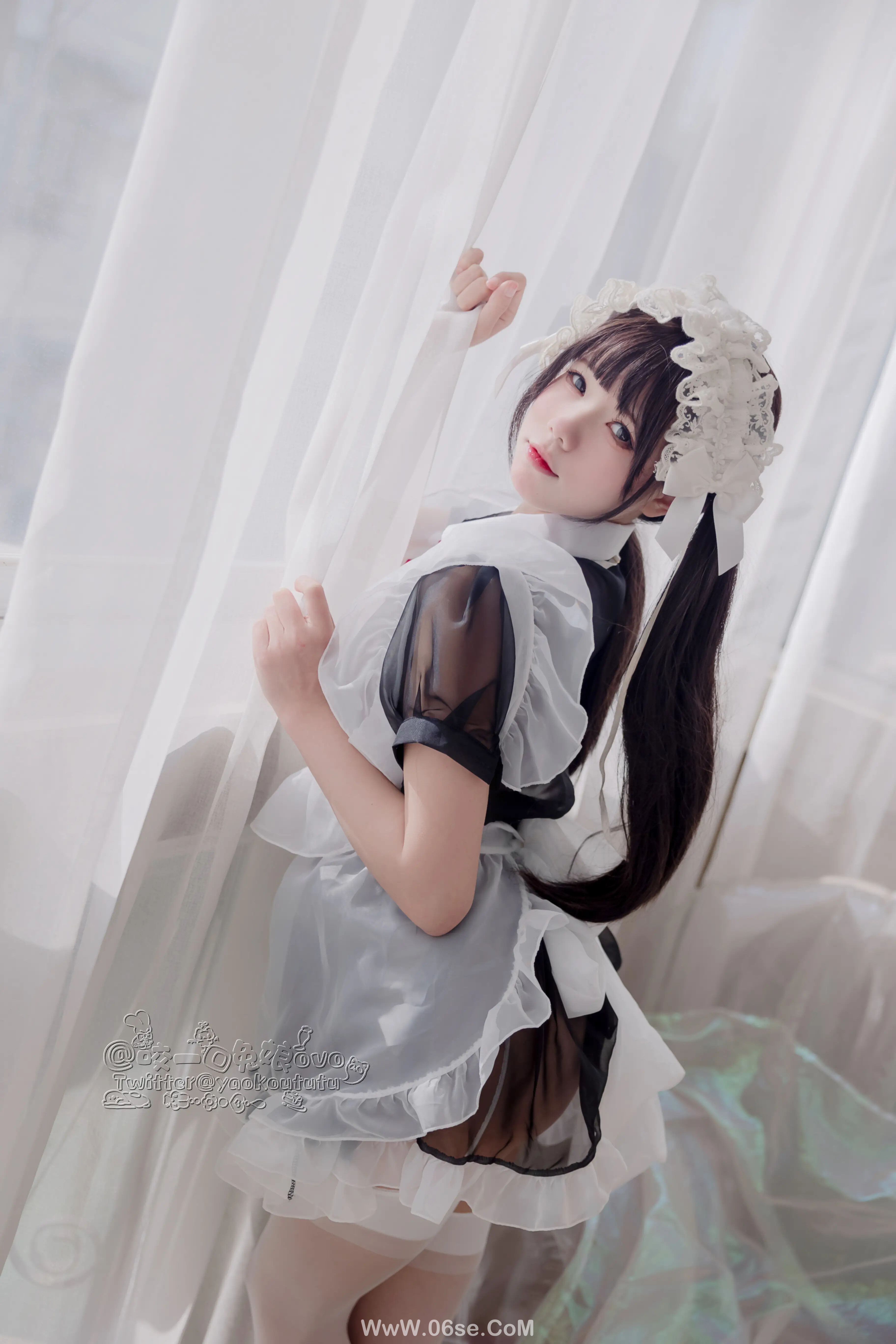 图片[11]-咬一口兔娘 黑白女仆-六色网