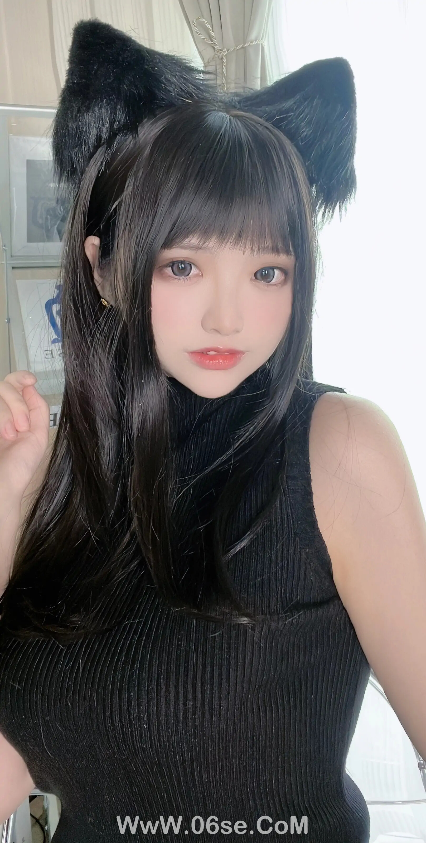 图片[64]-疯猫ss 黑毛衣少女-六色网