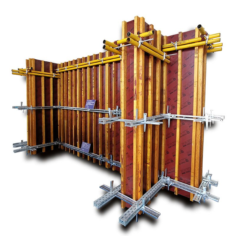 新型钢背楞剪力墙模板加固件