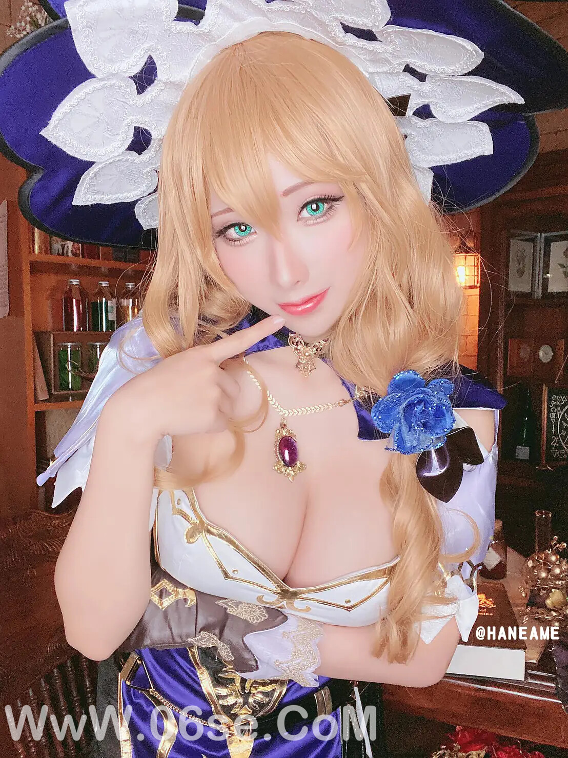 图片[54]-雨波_haneame_原神丽莎 性感内衣-六色网