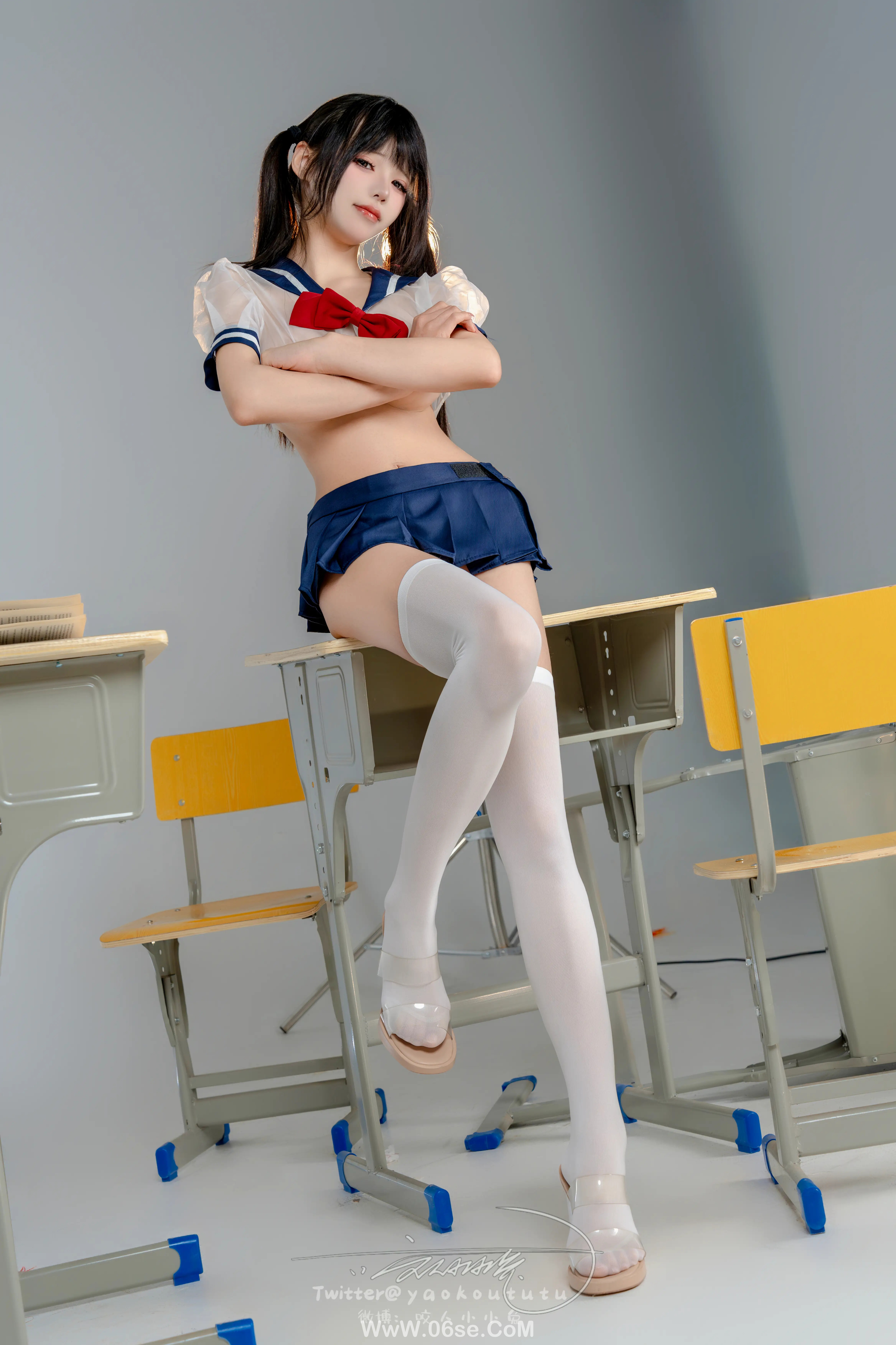 图片[9]-咬一口兔娘 辣妹学院-六色网