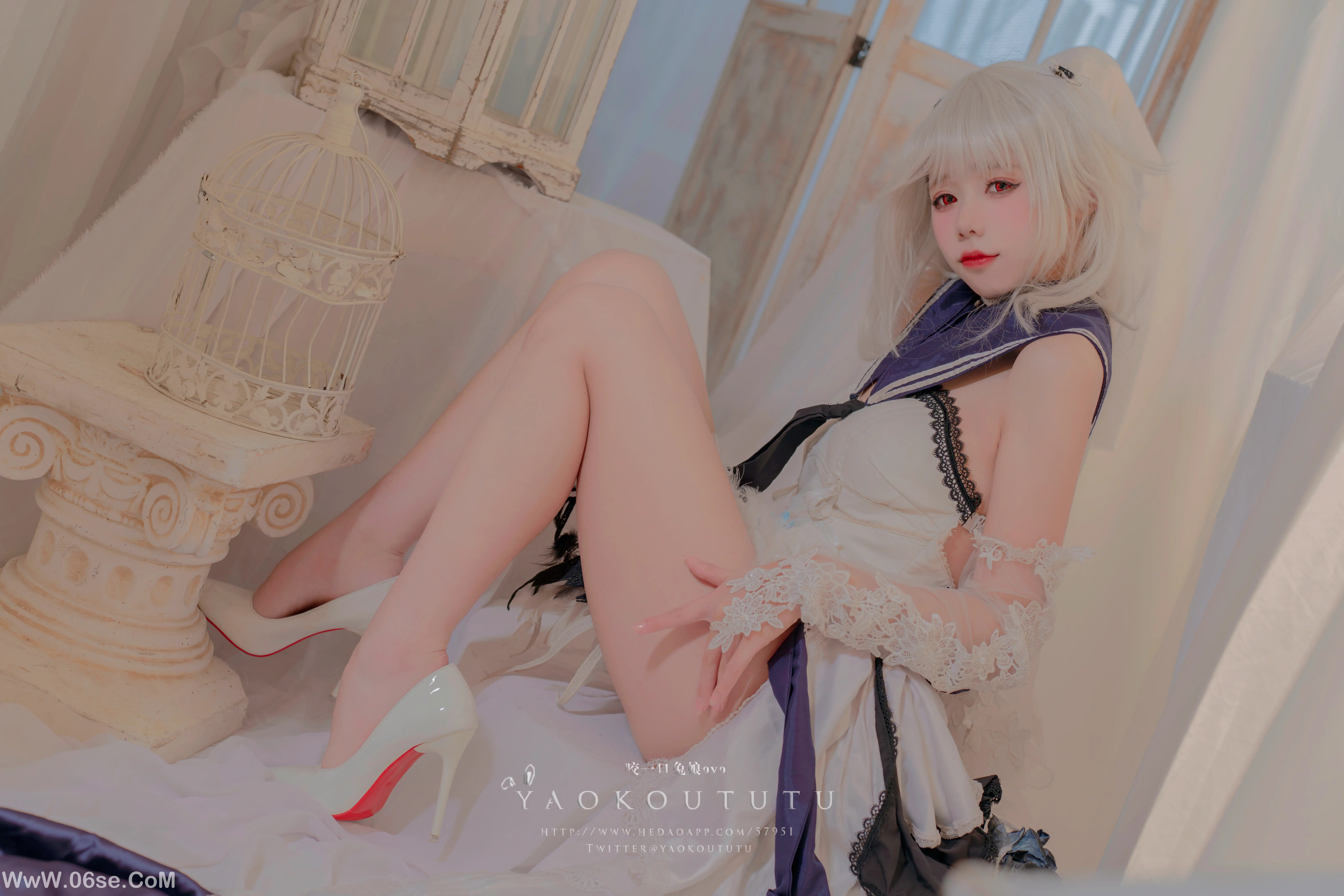 图片[21]-咬一口兔娘 梳妆的大小姐可畏-六色网