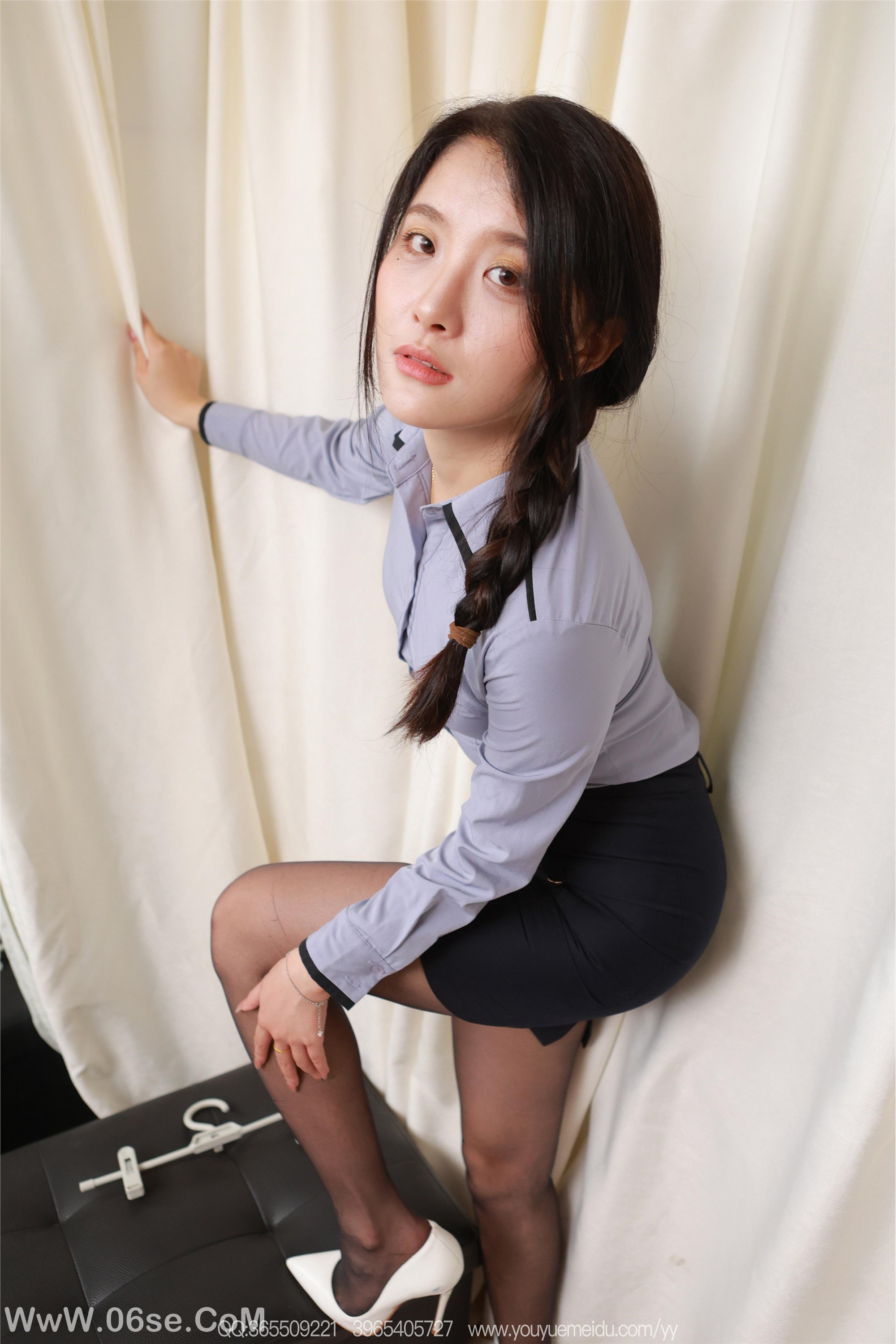 图片[35]-IESS异思趣向 2025.09.08 丝享家 2152 婉萍小辫子OL制服[90P]-六色网