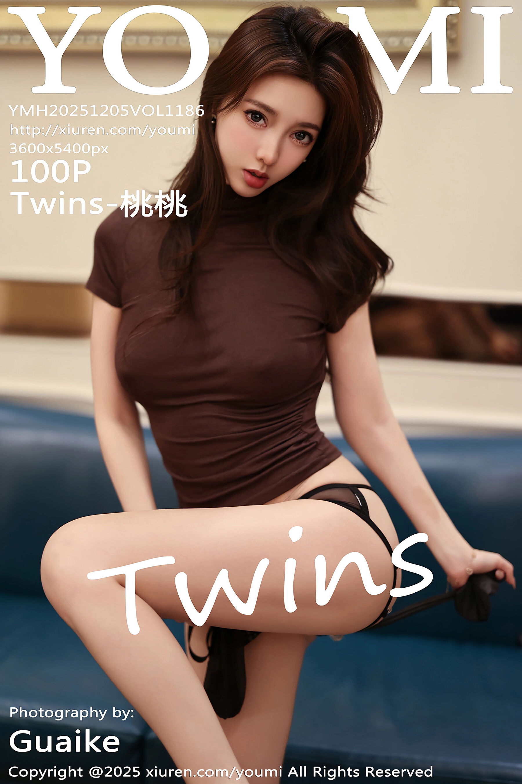 尤蜜荟 – NO.1186 – Twins-桃桃 [101P]-六色网