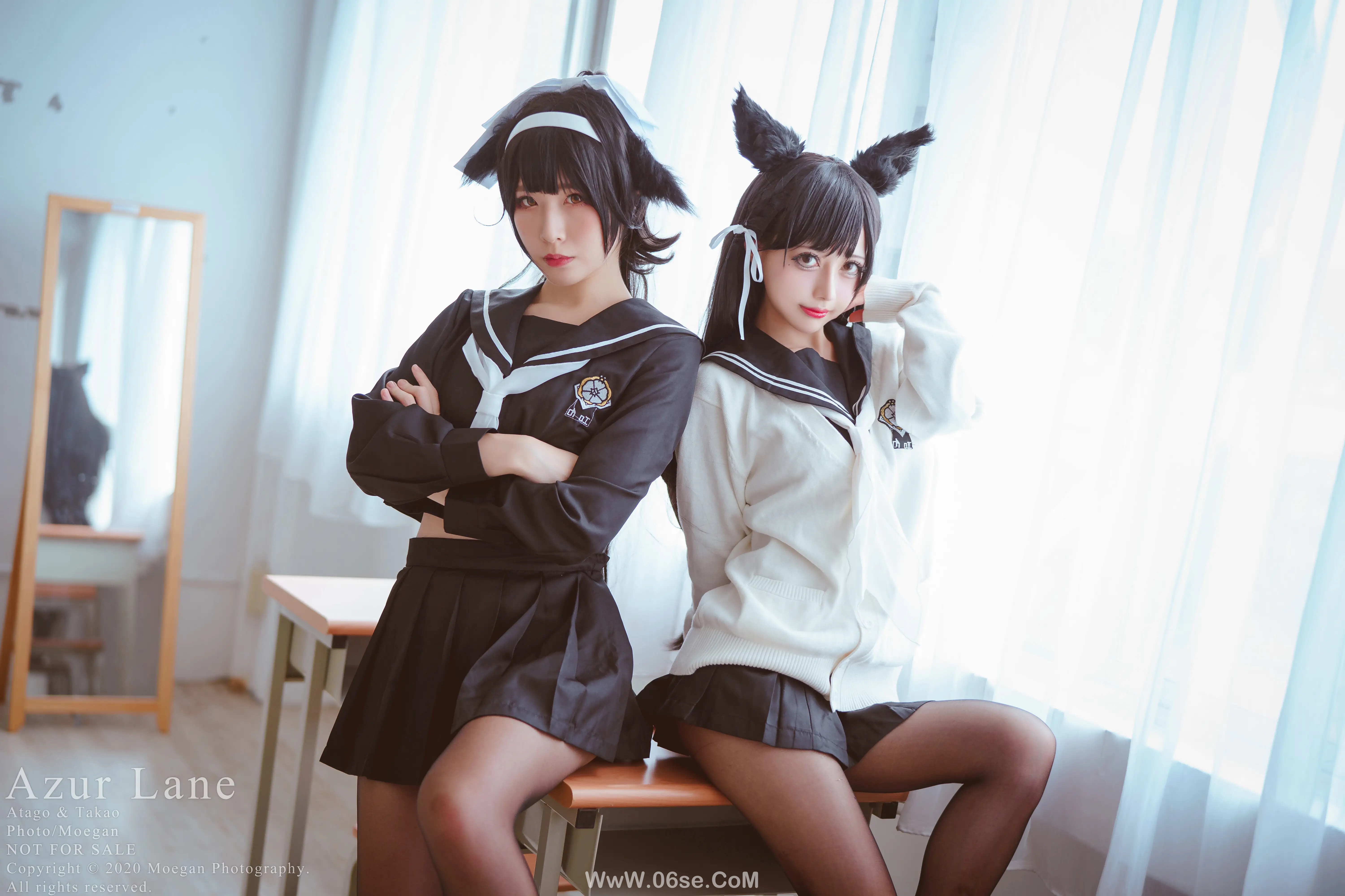 沖田凛花Rinka - Azur Lane 爱宕高雄 Sailor Suit-六色网