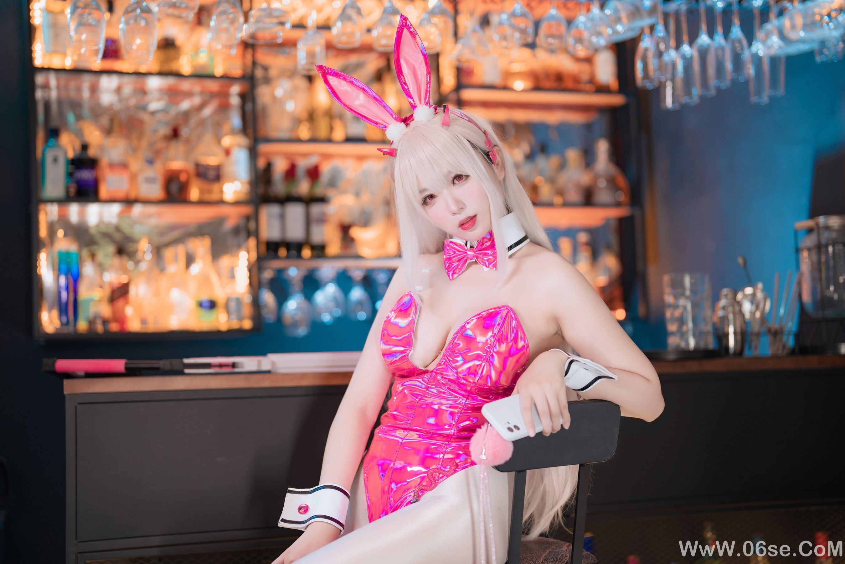 图片[40]-轩萧学姐 – 胜利女神 毒蛇兔女郎 [105P]-六色网