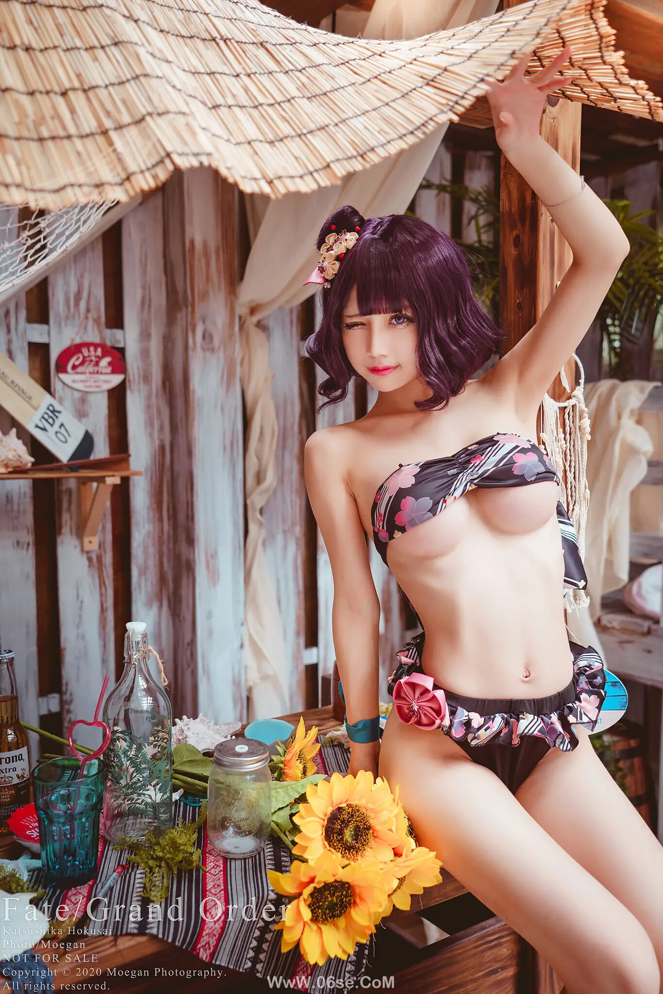 图片[8]-沖田凛花Rinka – FateGrand Order 葛飾北斎 水着ver-六色网