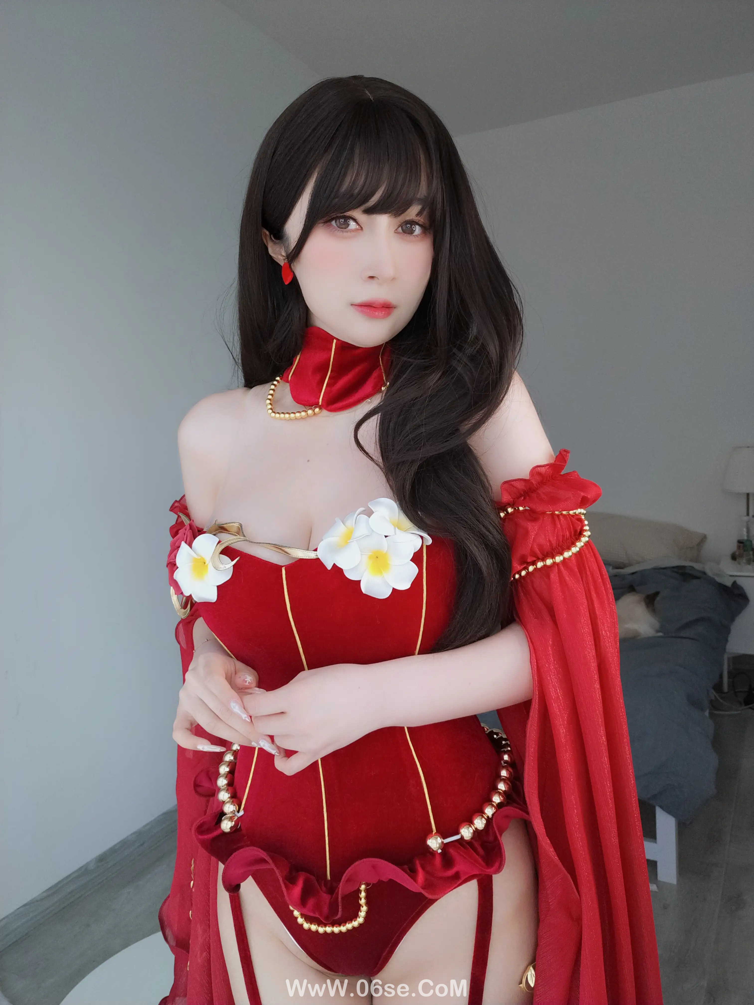 图片[7]-白银81 – 赤いドレス-六色网