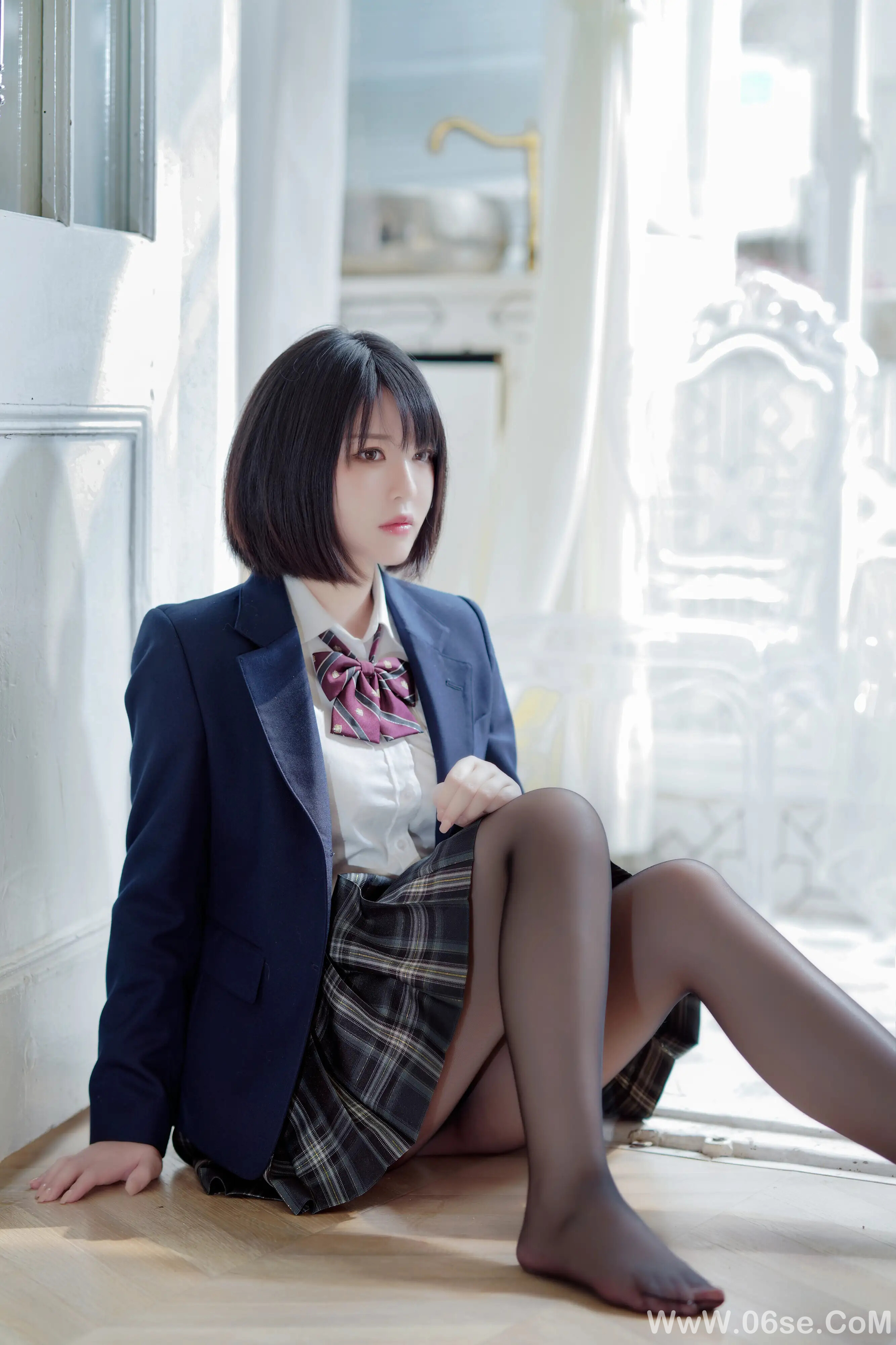 图片[5]-半半子 – 彼女の制服姿が好き-六色网