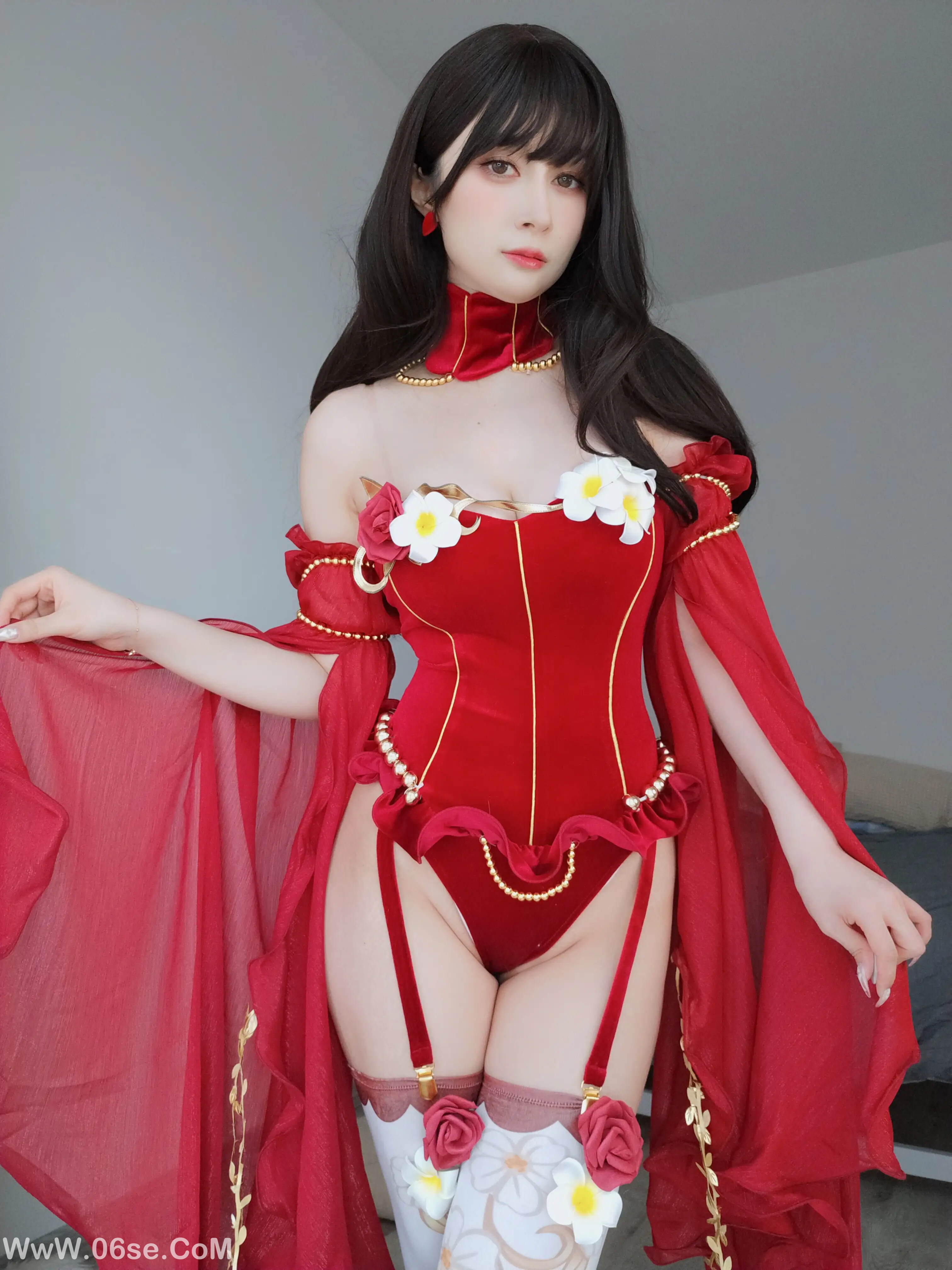 图片[52]-白银81 – 赤いドレス-六色网