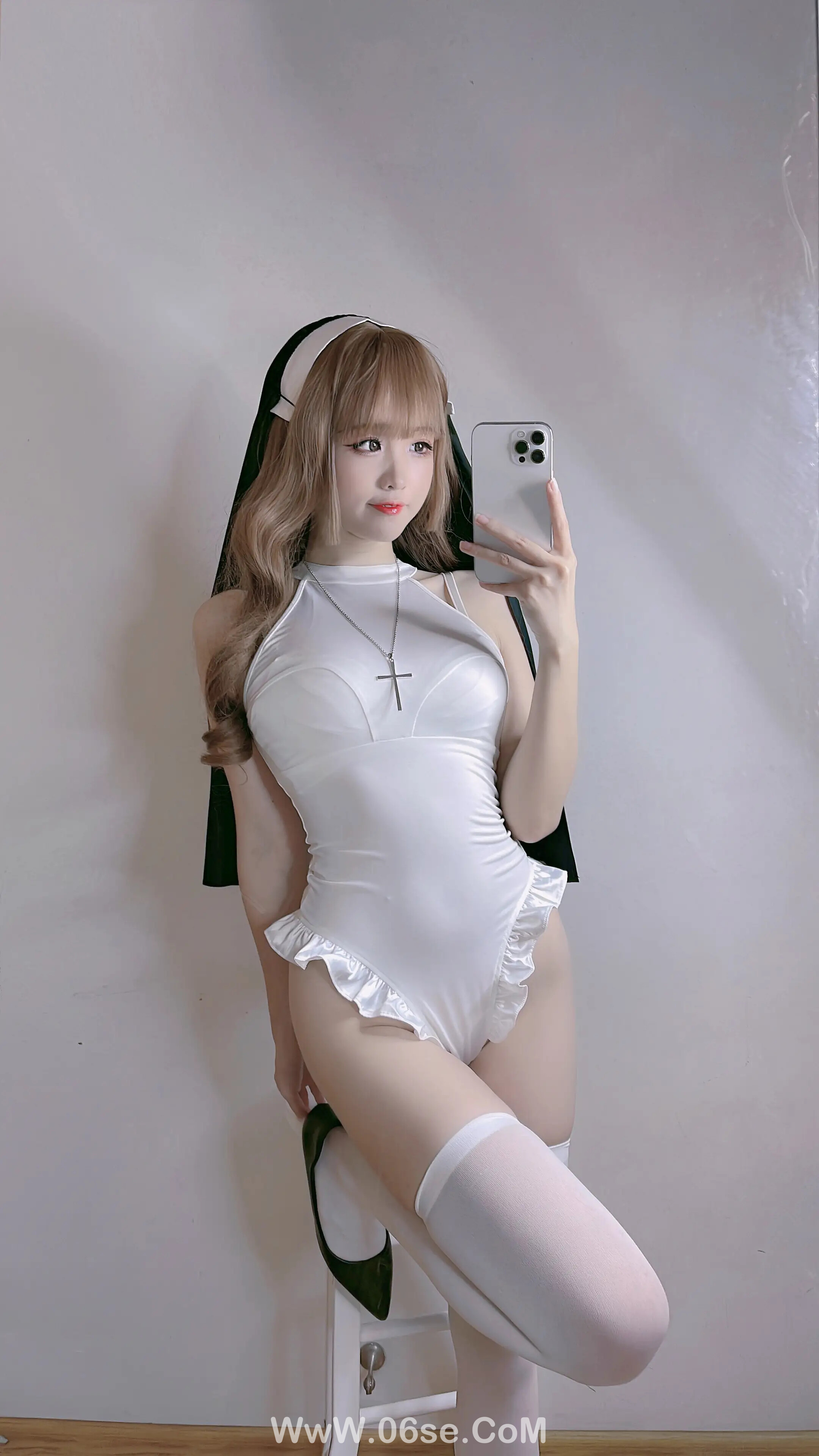 图片[154]-miko酱ww 自拍系列mikoの白丝01-六色网