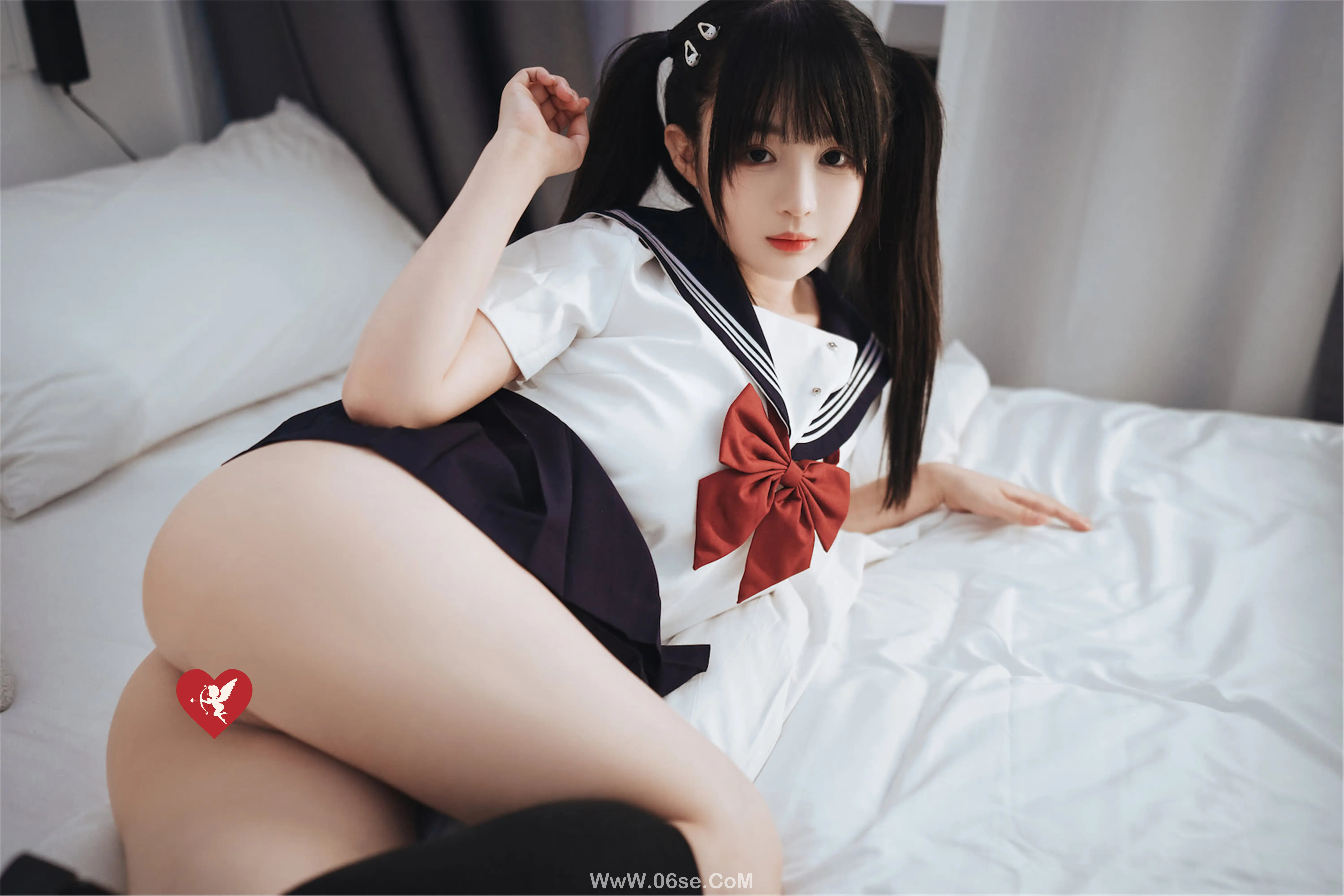 图片[5]-桜井宁宁 双马尾jk-六色网