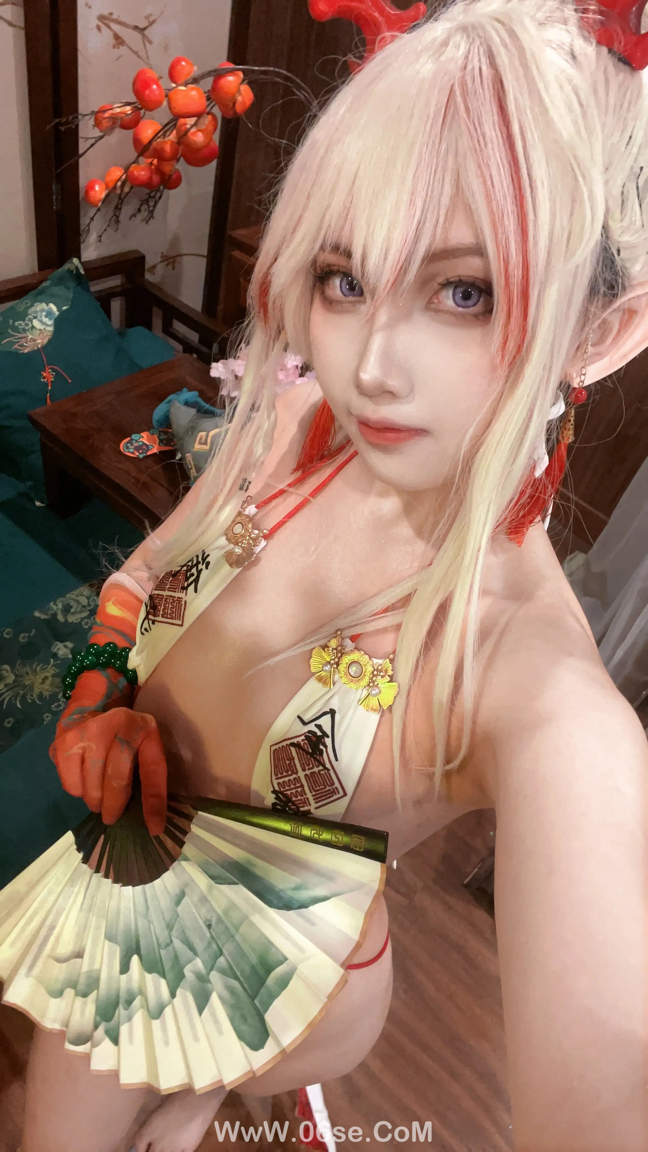 图片[142]-小和甜酒&橙风千雅_明日方舟年夕旗袍双人御守-六色网