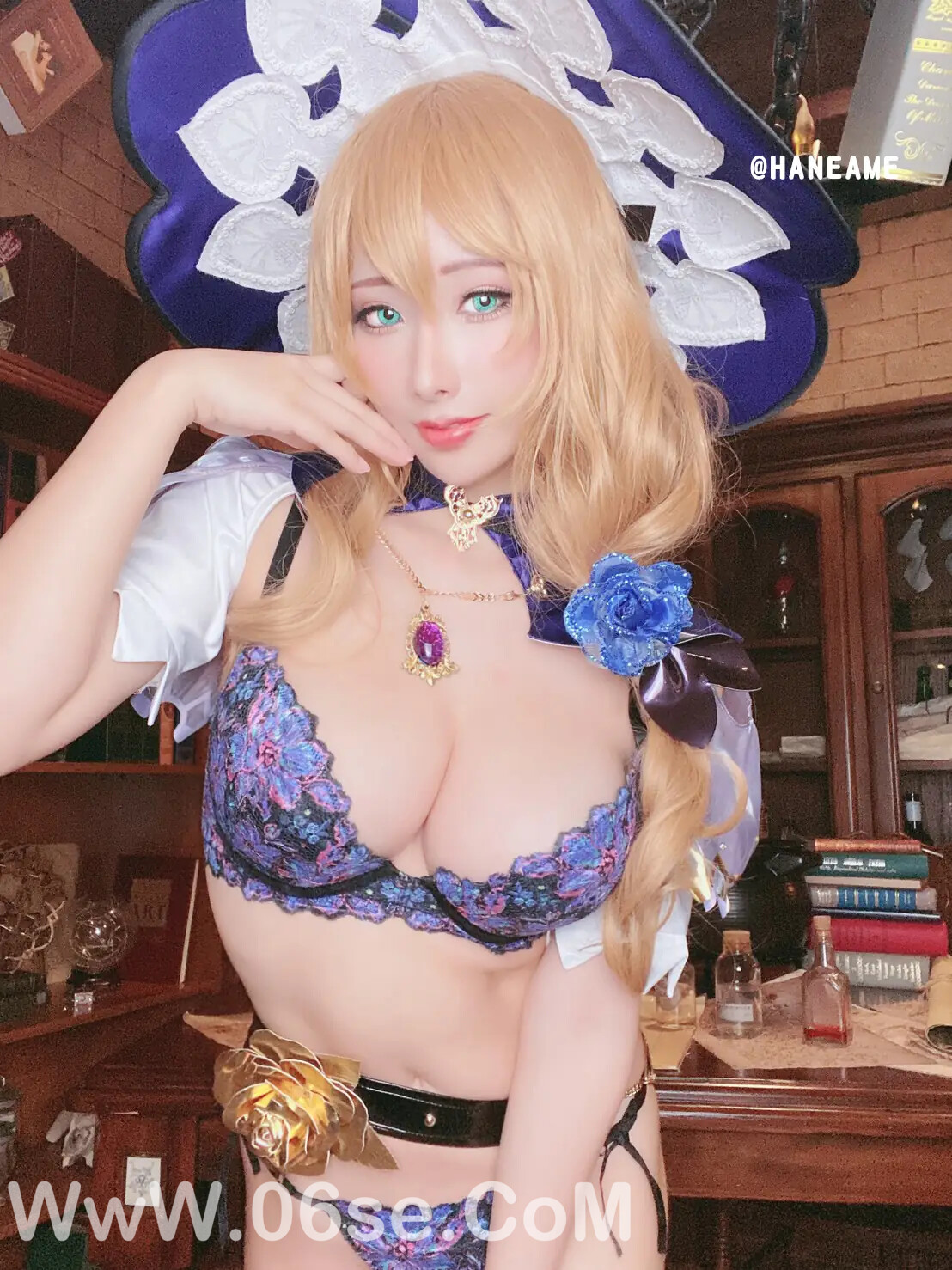 图片[30]-雨波_haneame_原神丽莎 性感内衣-六色网