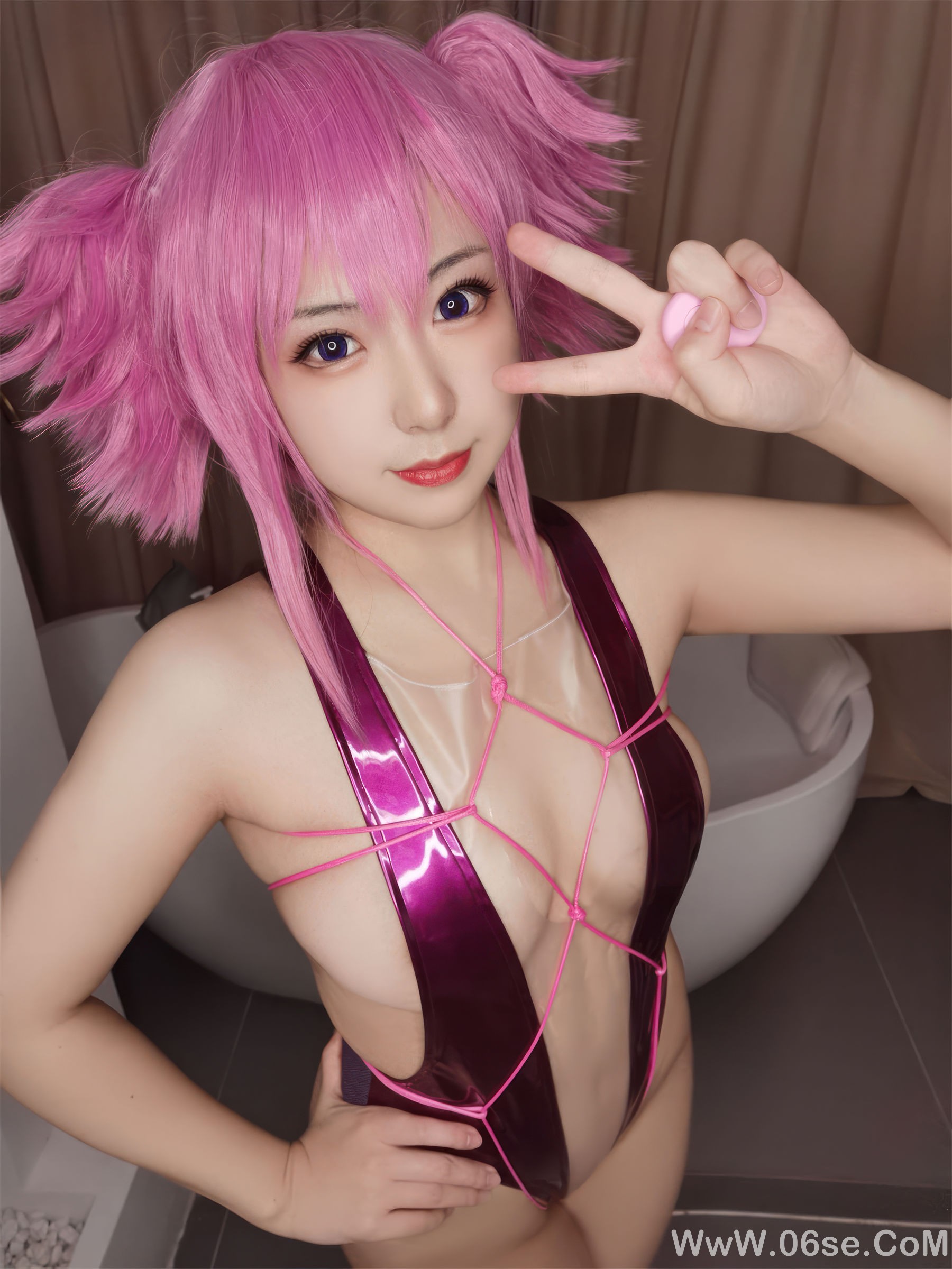 图片[25]-虎森森 – 紫色兔兔 [38P]-六色网