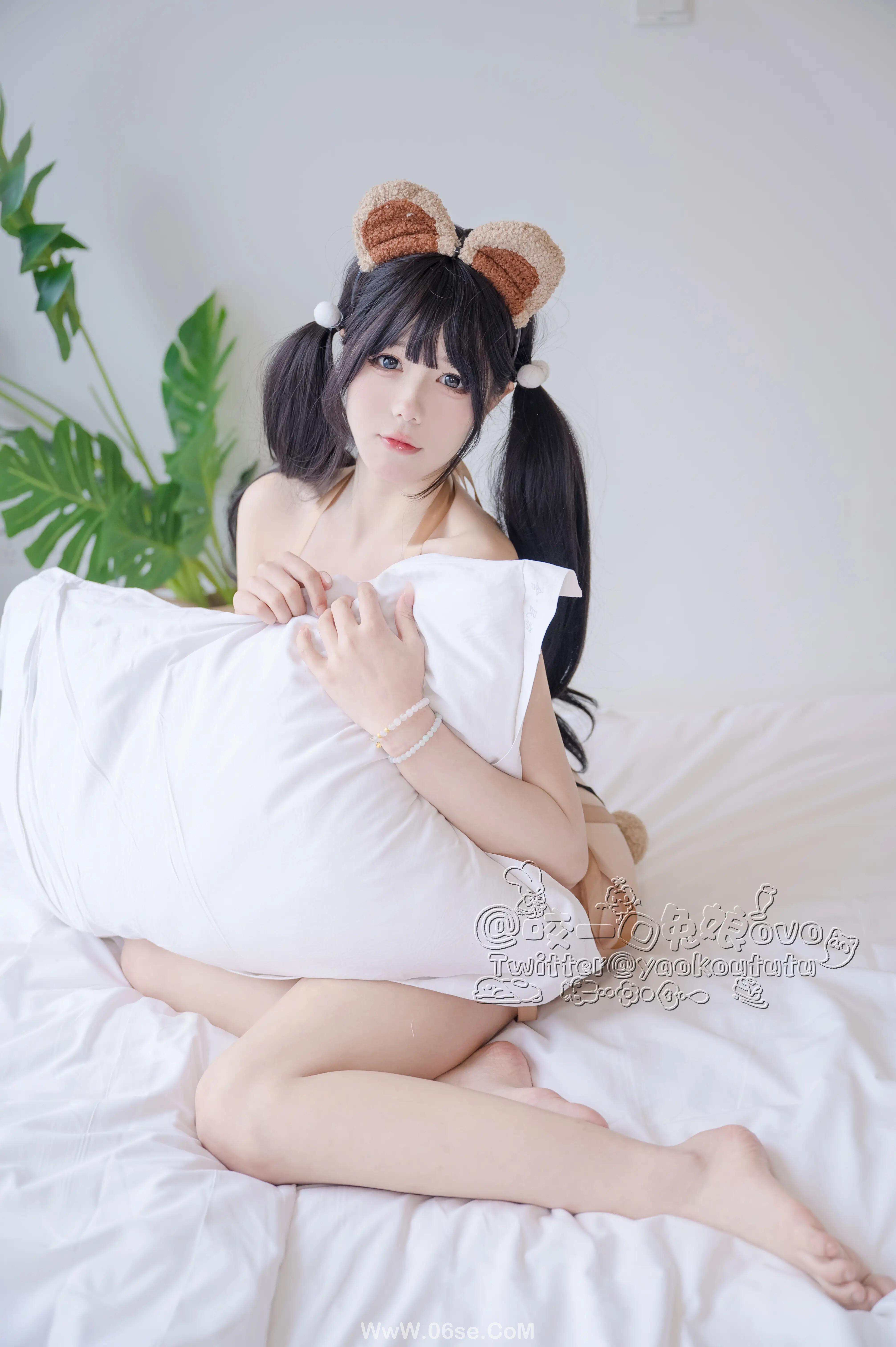 图片[2]-咬一口兔娘 小熊睡衣-六色网