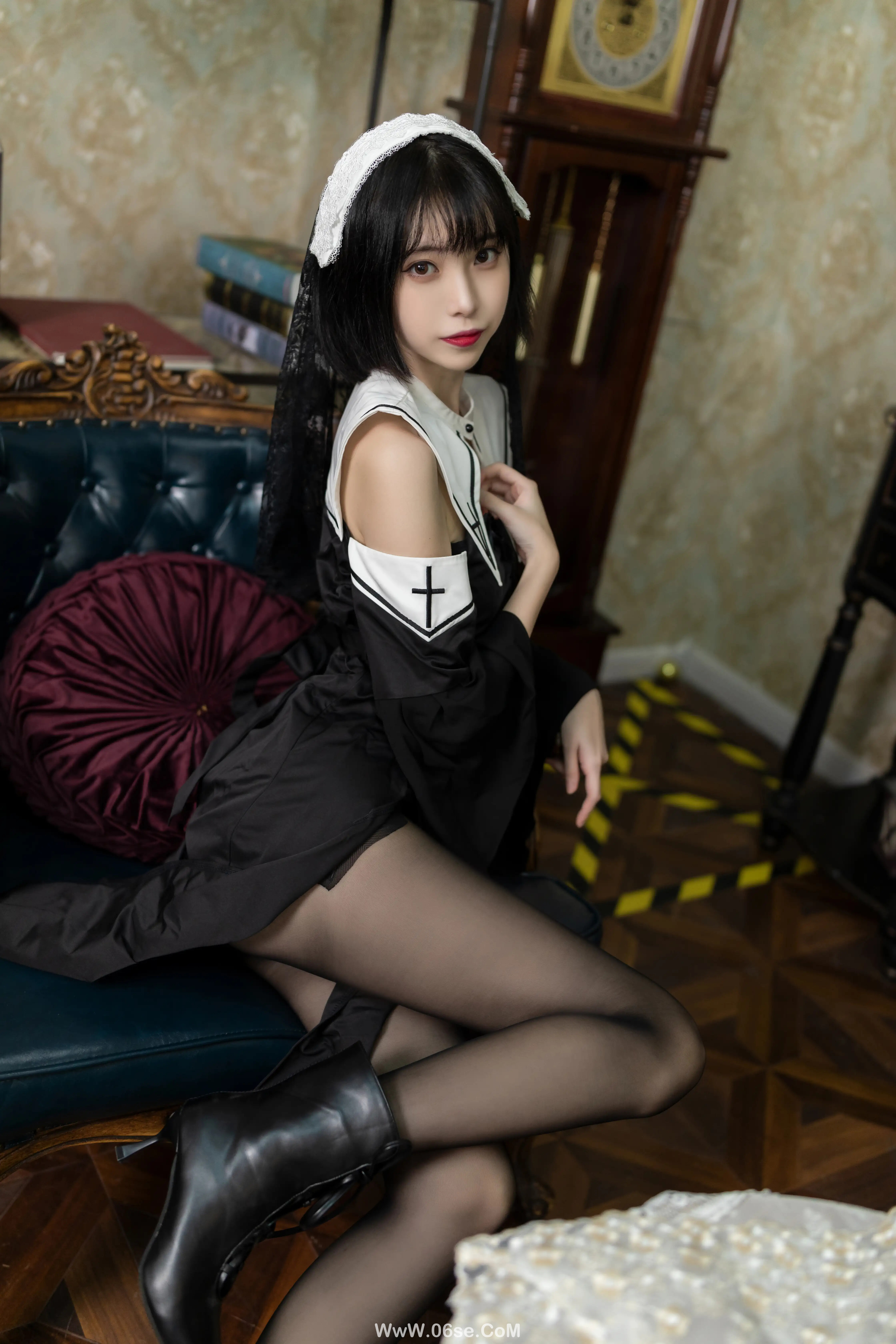 图片[33]-许岚LAN 暗黑修女-六色网