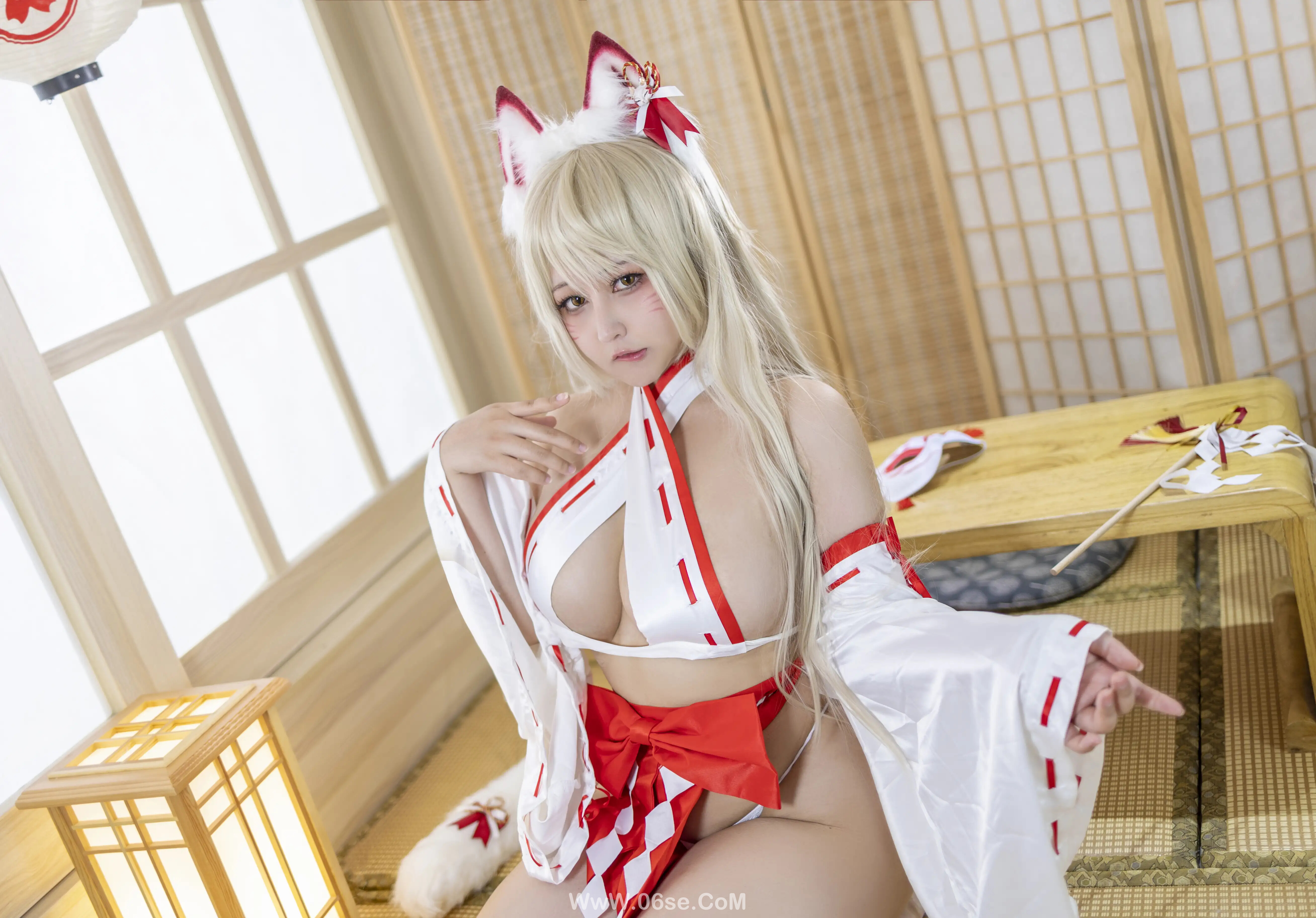 图片[5]-KANEKO_咔喵 – 狐狸巫女-六色网