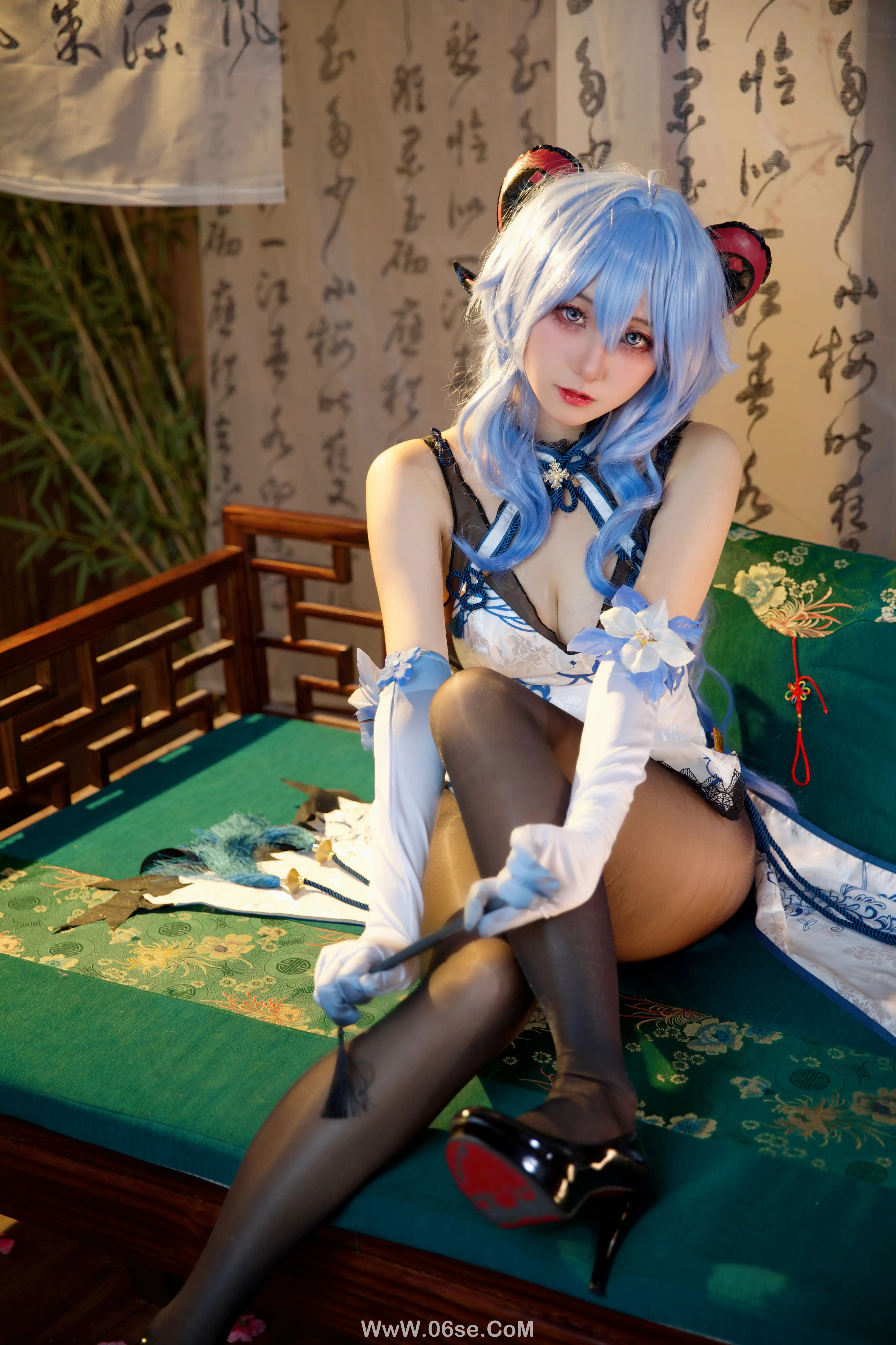 图片[21]-屑雪雪鸭 原神 甘雨青花瓷-六色网