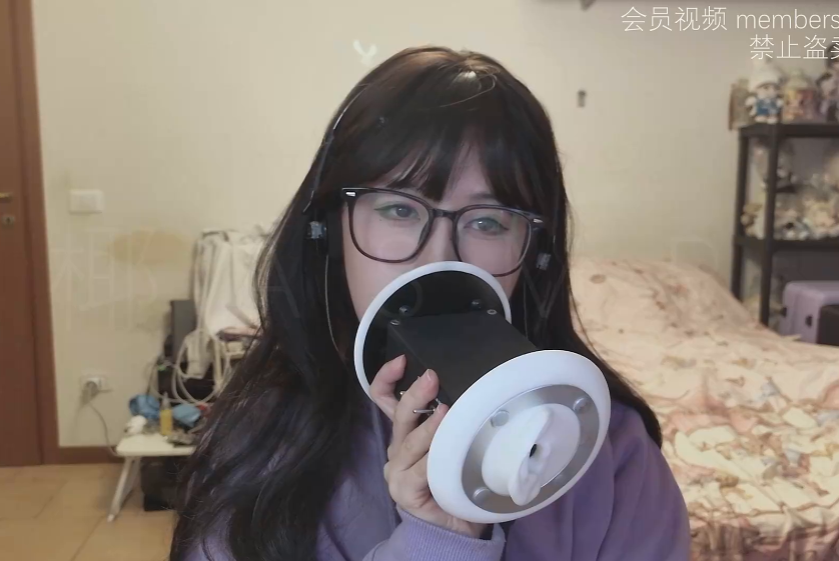 【在线播放】椰子ASMR深入的钻耳口腔音-asmr小喵