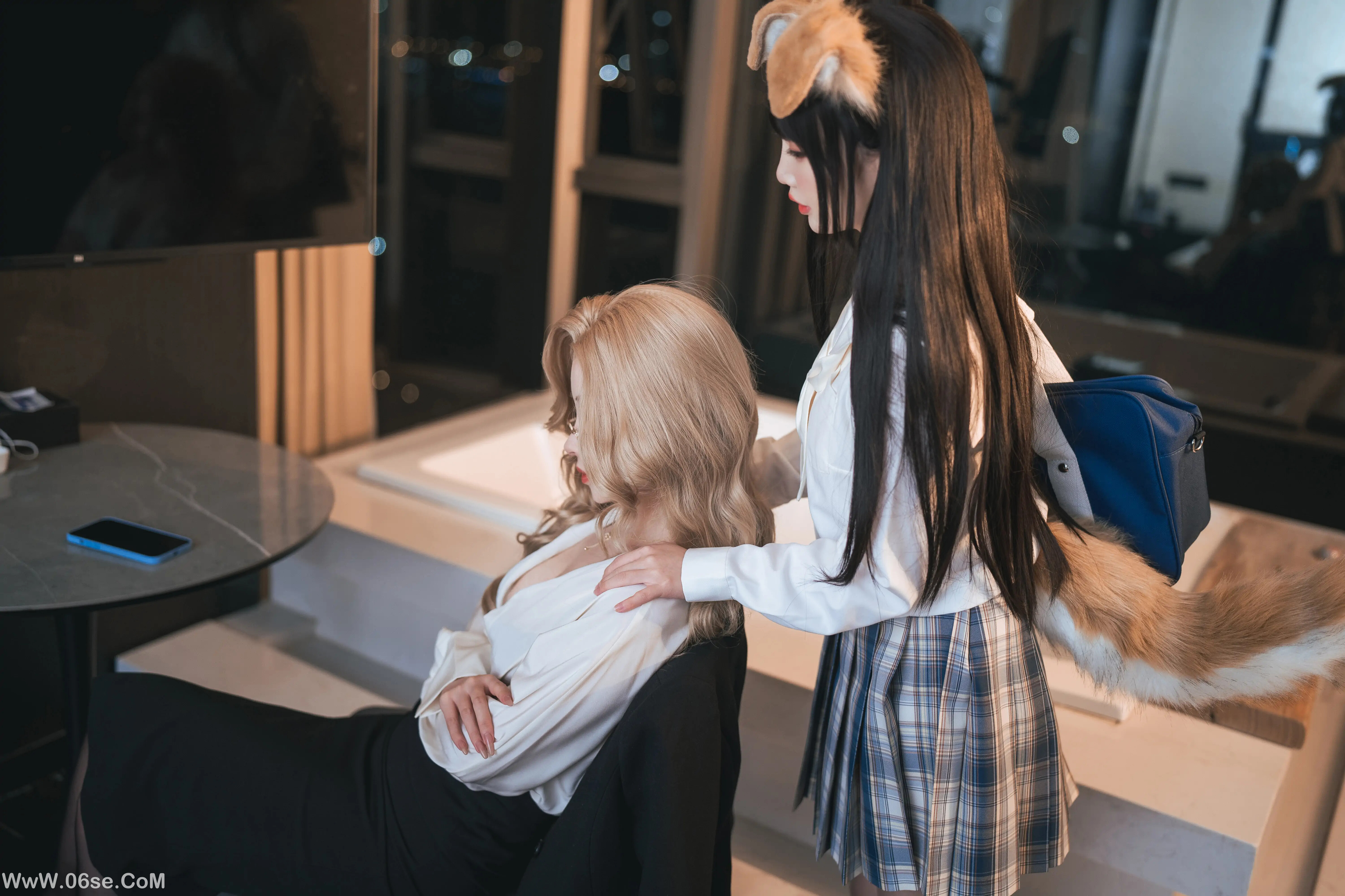 图片[3]-肉扣热热子(rioko凉凉子) 女上司双人版 (&面饼仙儿)-六色网