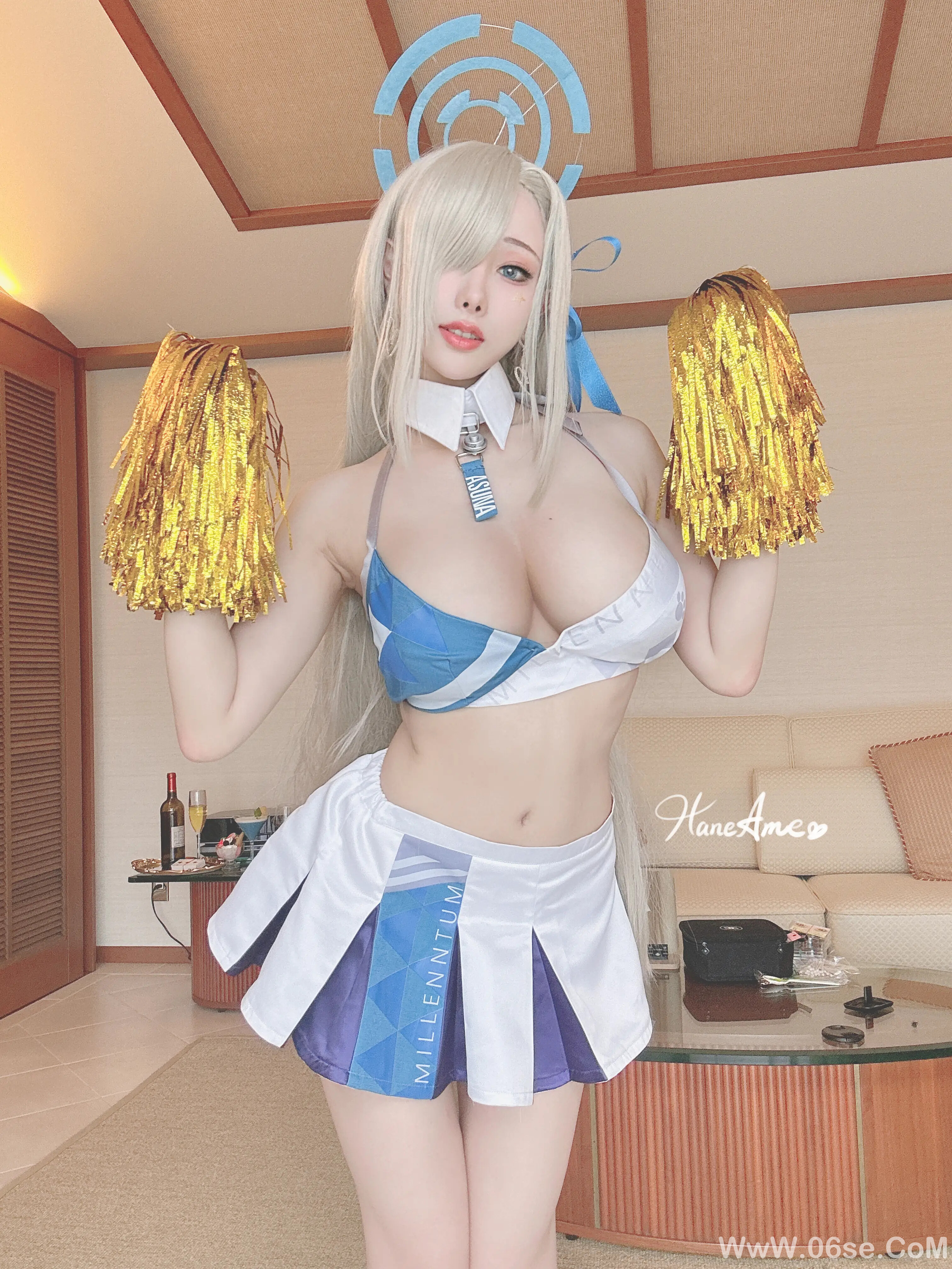 图片[98]-雨波_haneame_碧蓝档案_兔女郎写真本-六色网