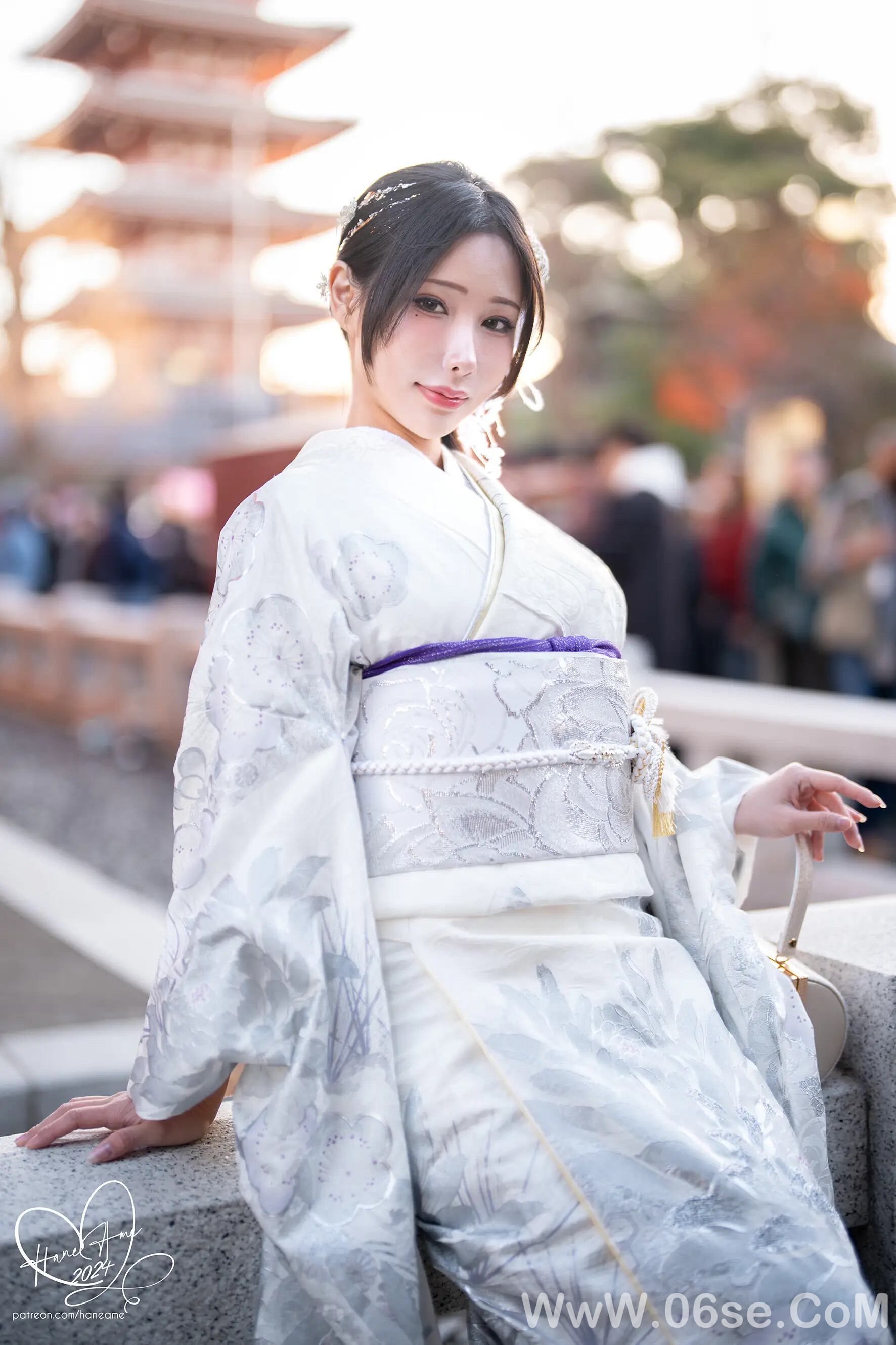 图片[6]-雨波_haneame_银钿和服_–_2024新年-六色网