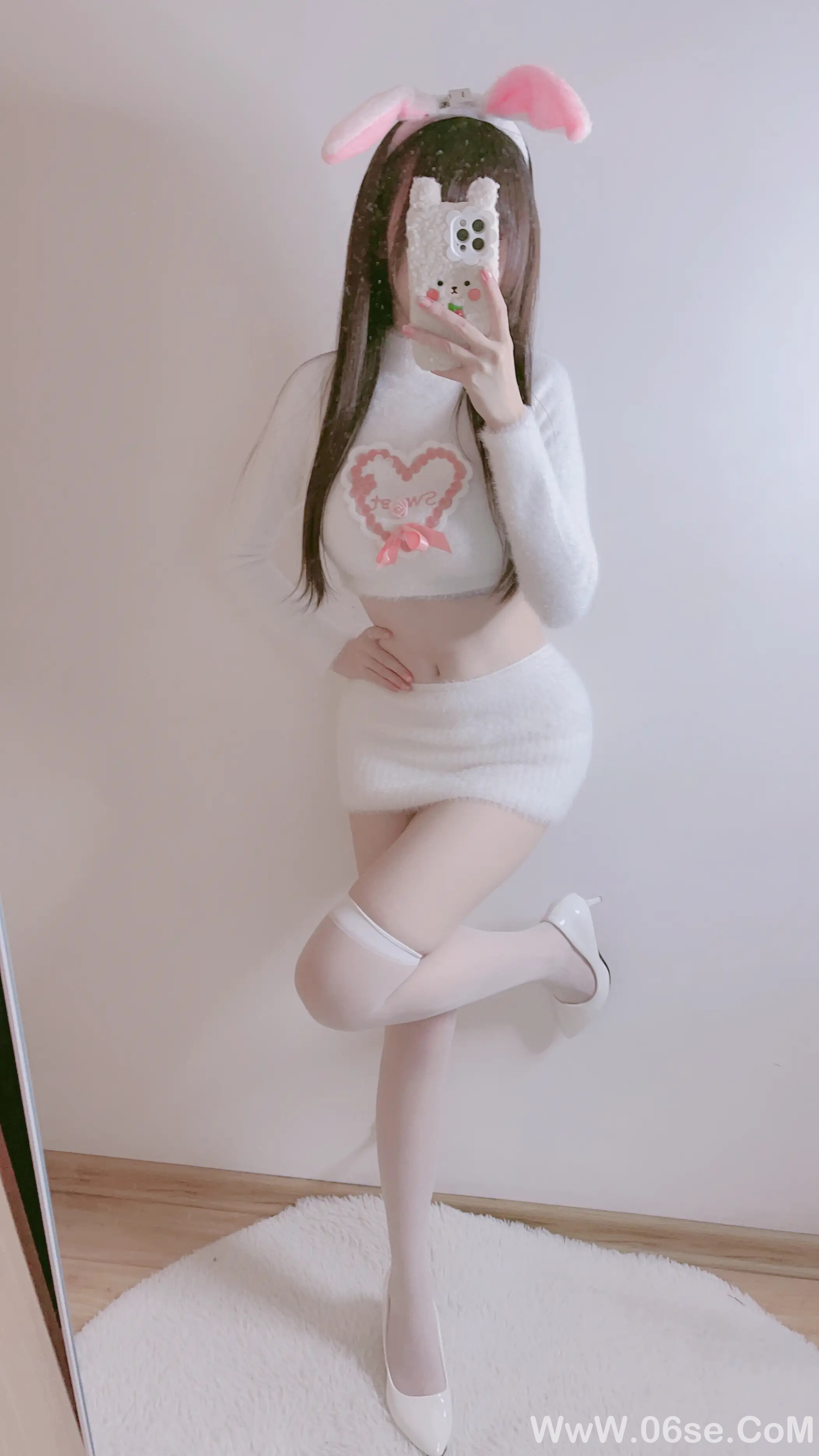 图片[57]-miko酱ww 自拍系列mikoの白丝02-六色网