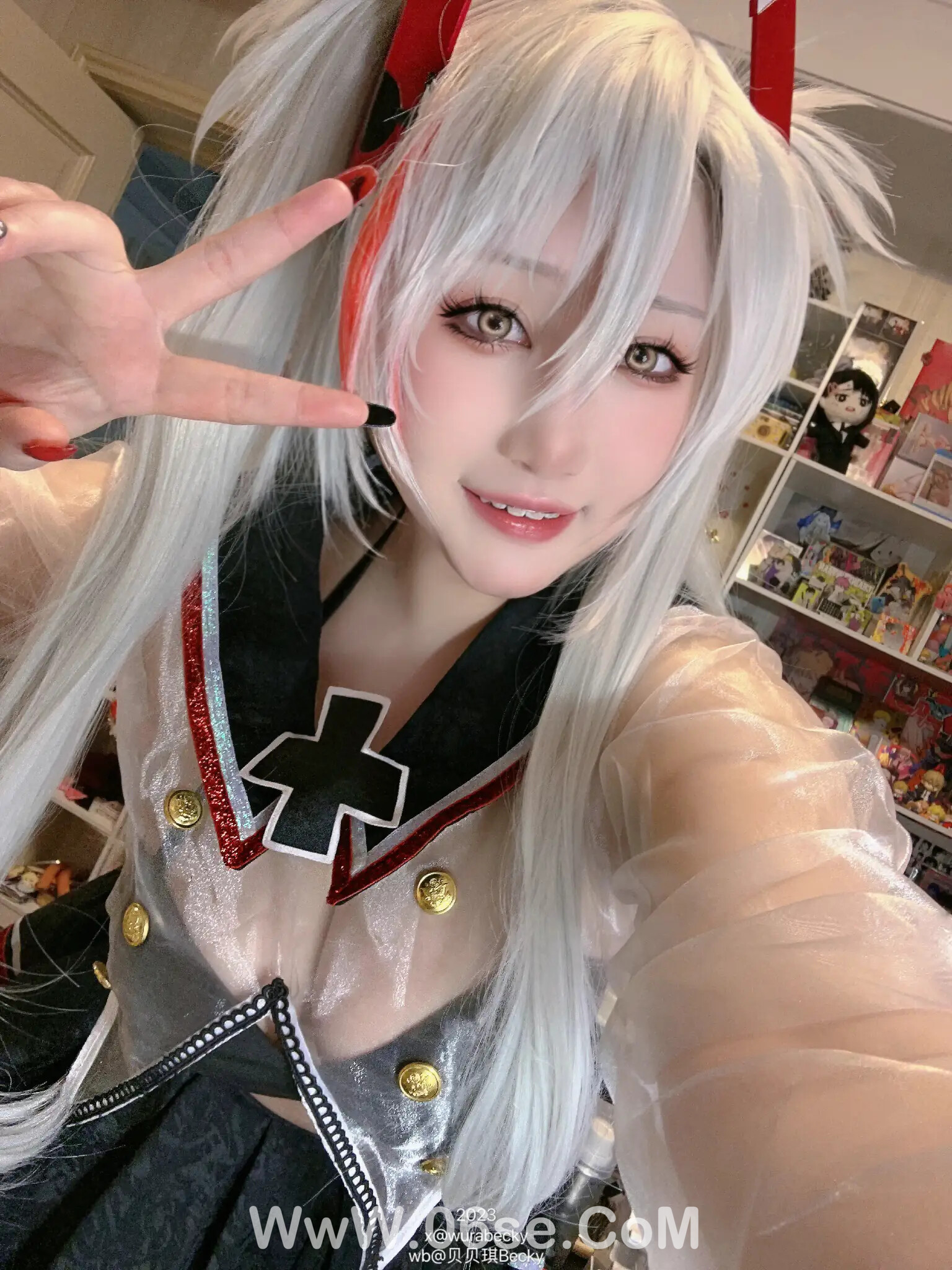 图片[17]-贝贝琪Becky – 碧蓝航线 欧根亲王JK+水着-六色网