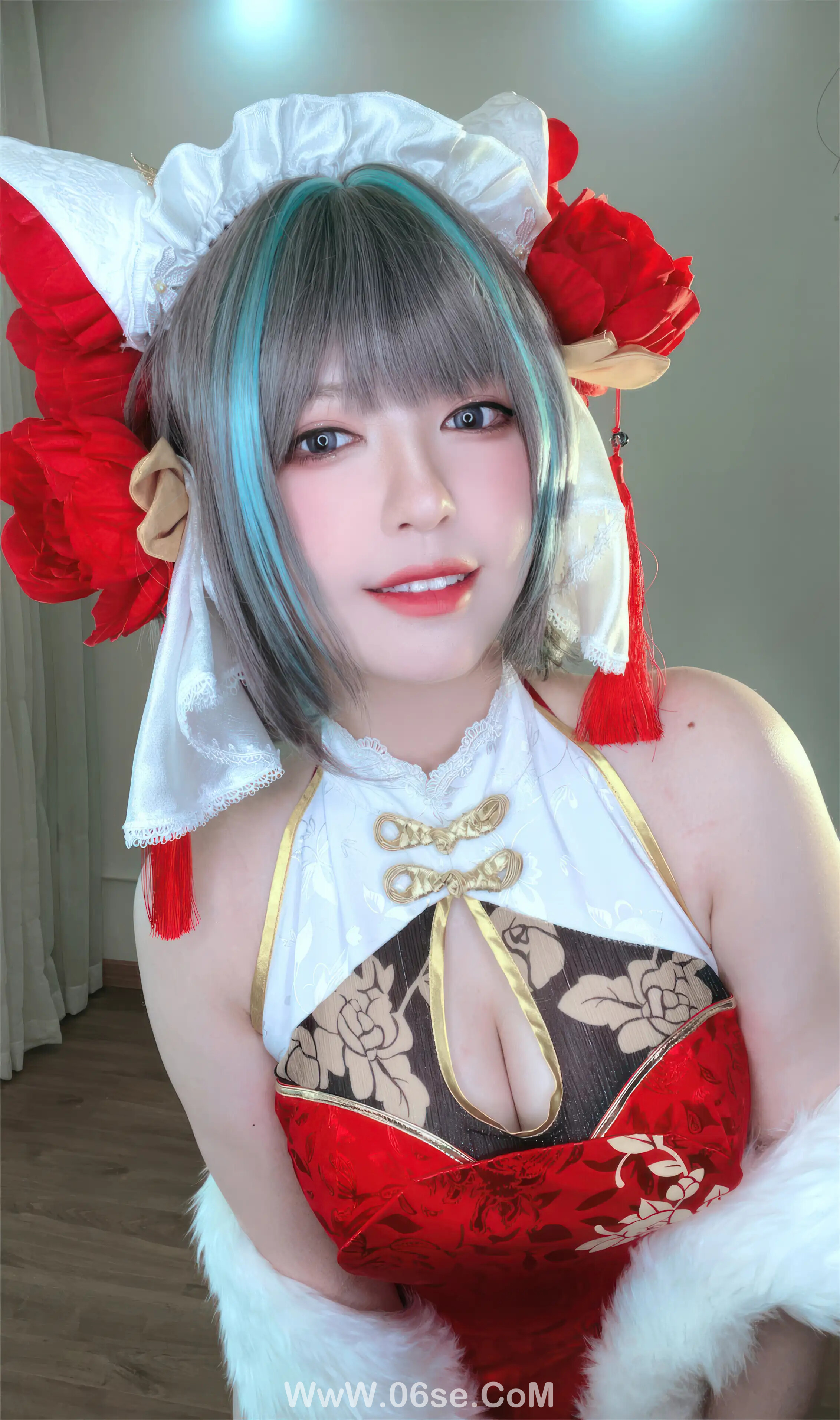 图片[34]-半半子 – 碧蓝航线 柴郡 中华娘旗袍-六色网