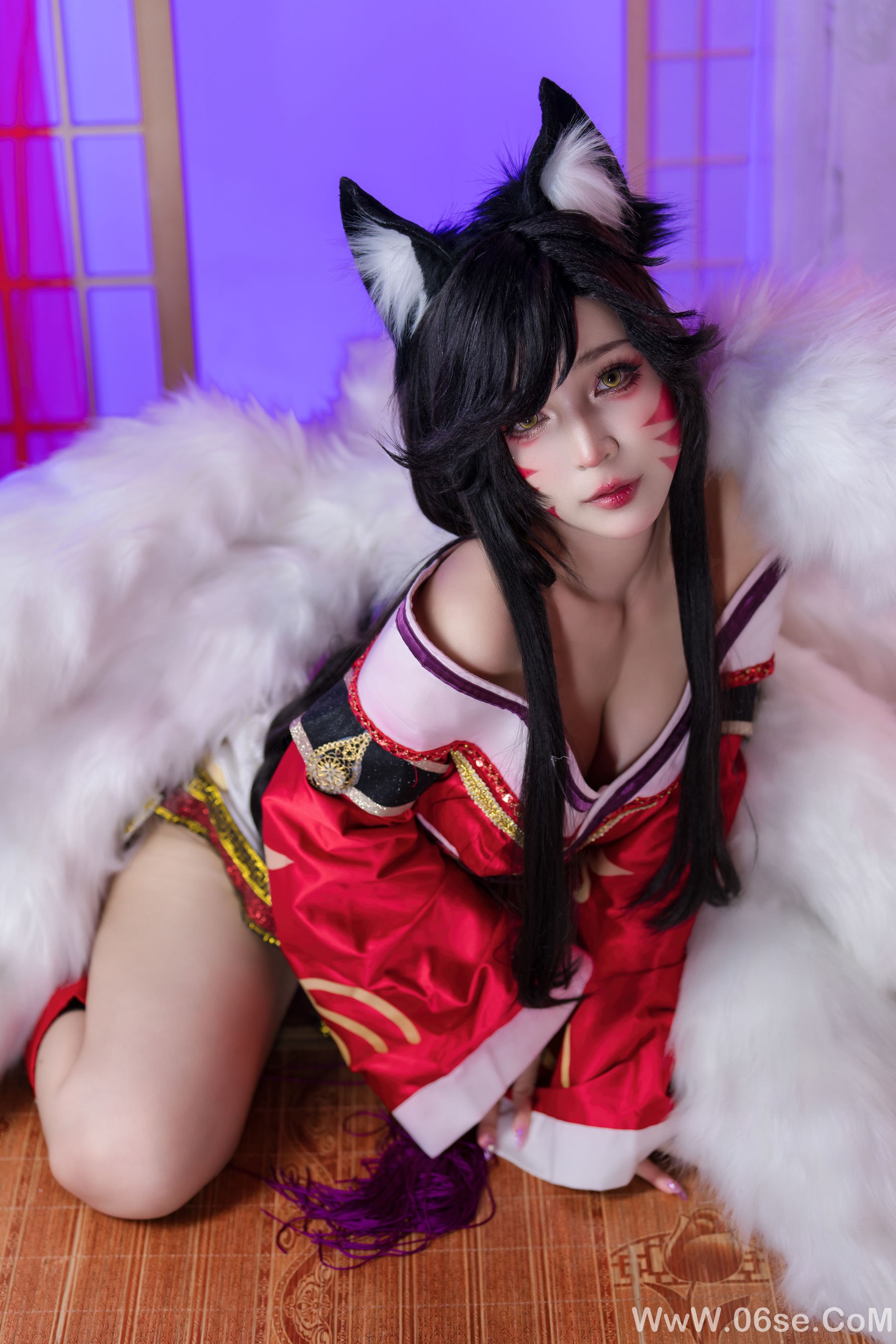 图片[17]-Umeko J – cosplay Ahri League of Legends [85P]-六色网
