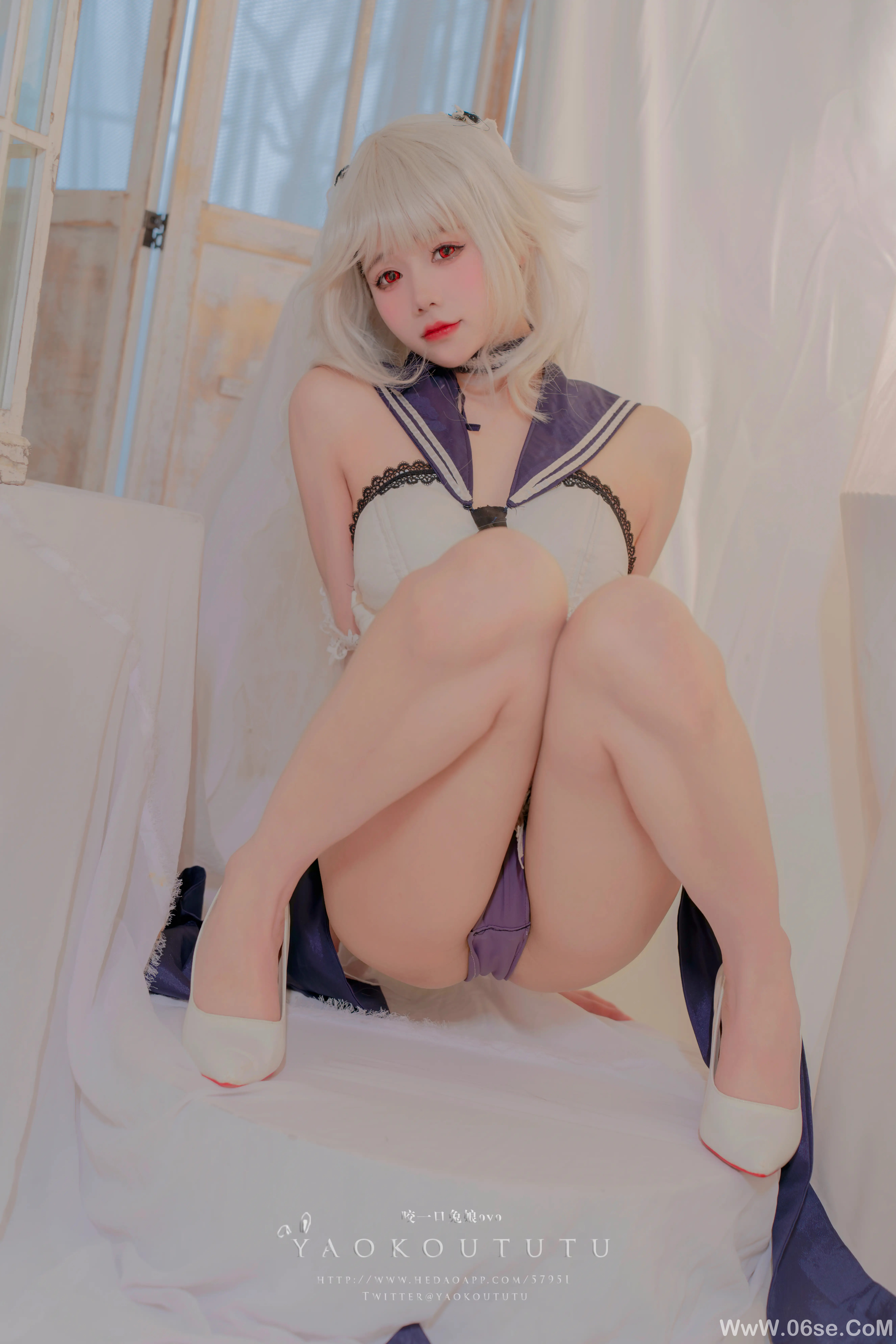 图片[34]-咬一口兔娘 梳妆的大小姐可畏-六色网