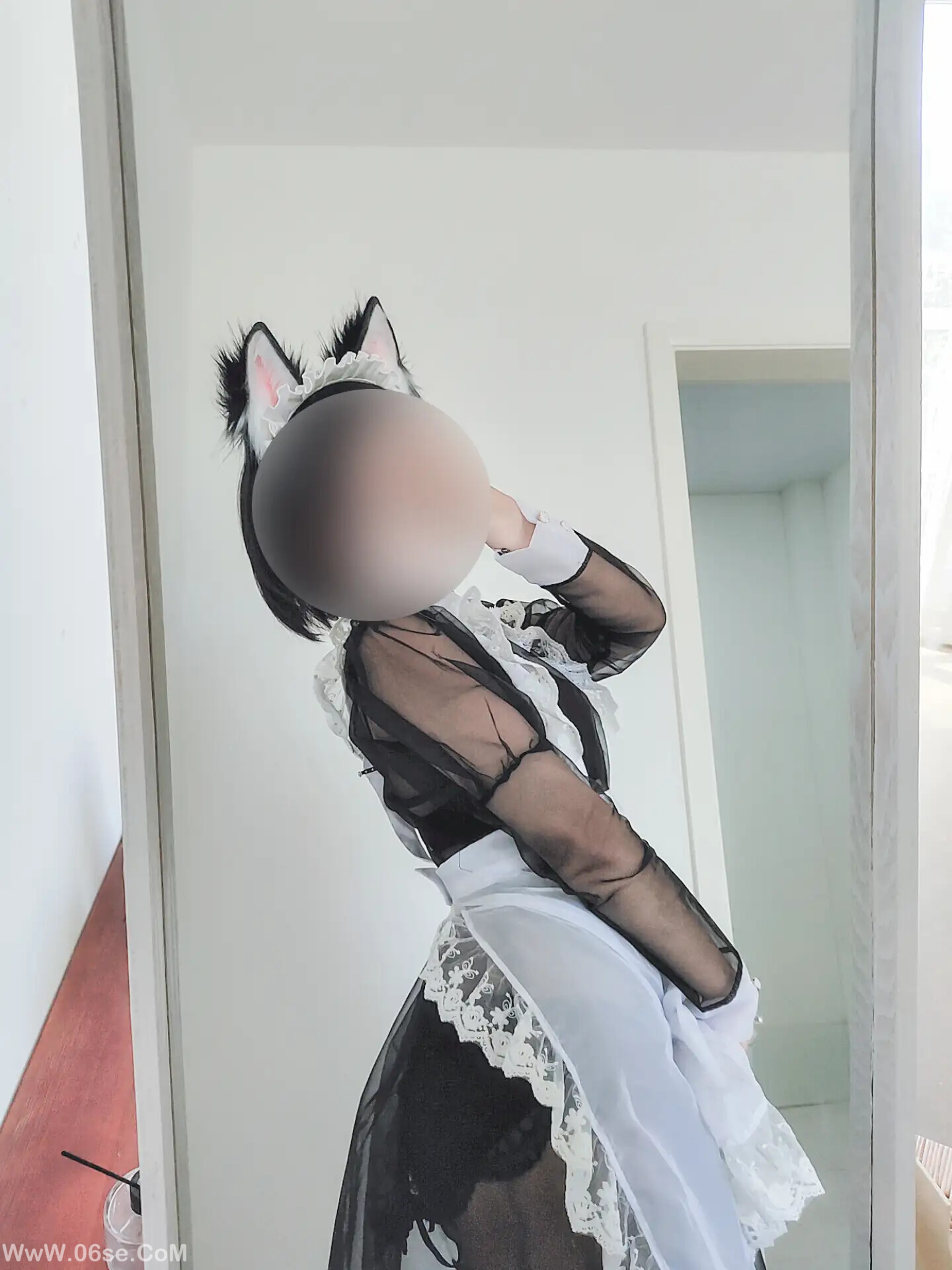 图片[36]-蠢沫沫 – 透明女仆 自拍-六色网