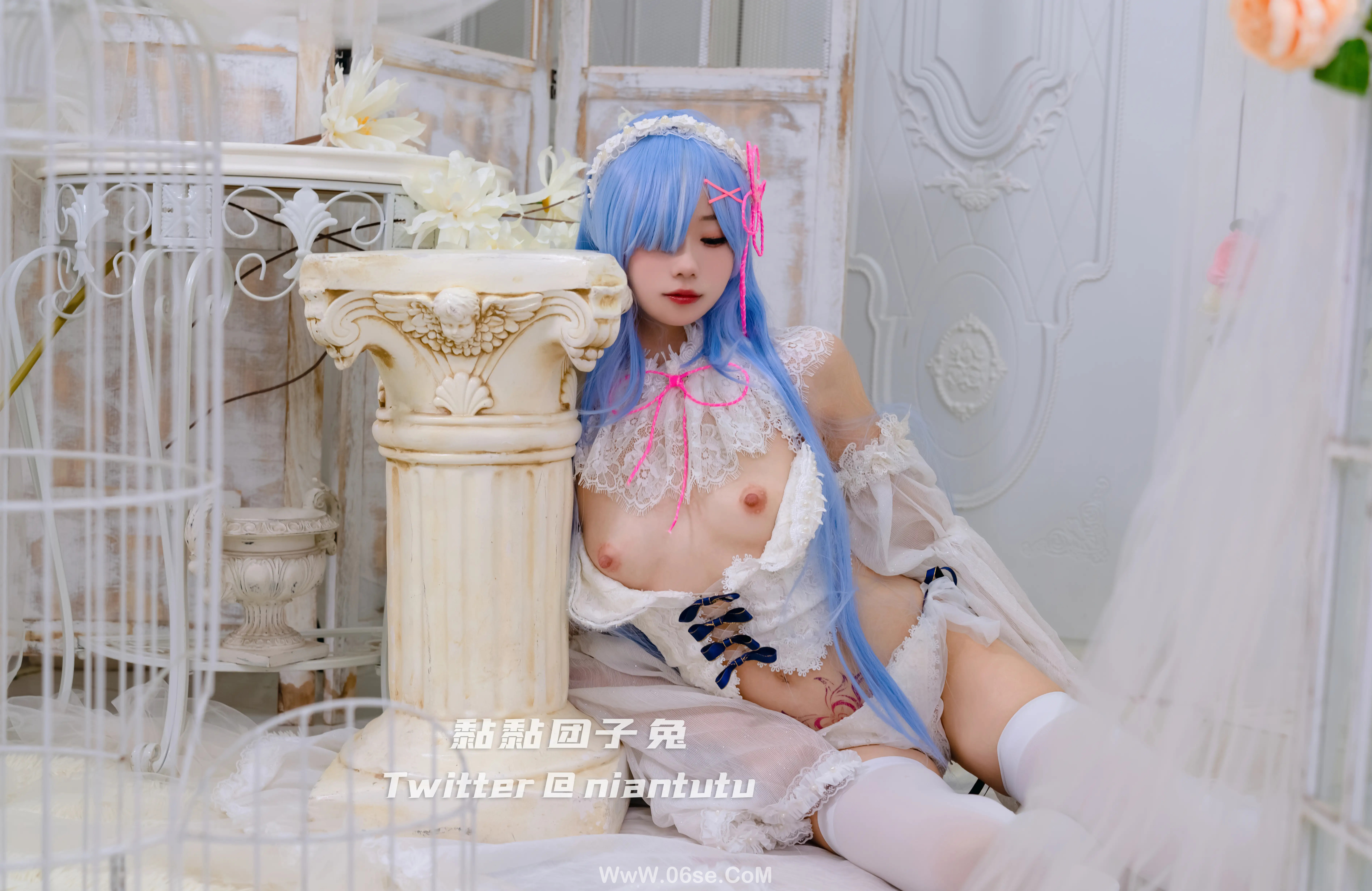 图片[20]-咬一口兔娘 t3特典-白丝长发蕾姆-六色网