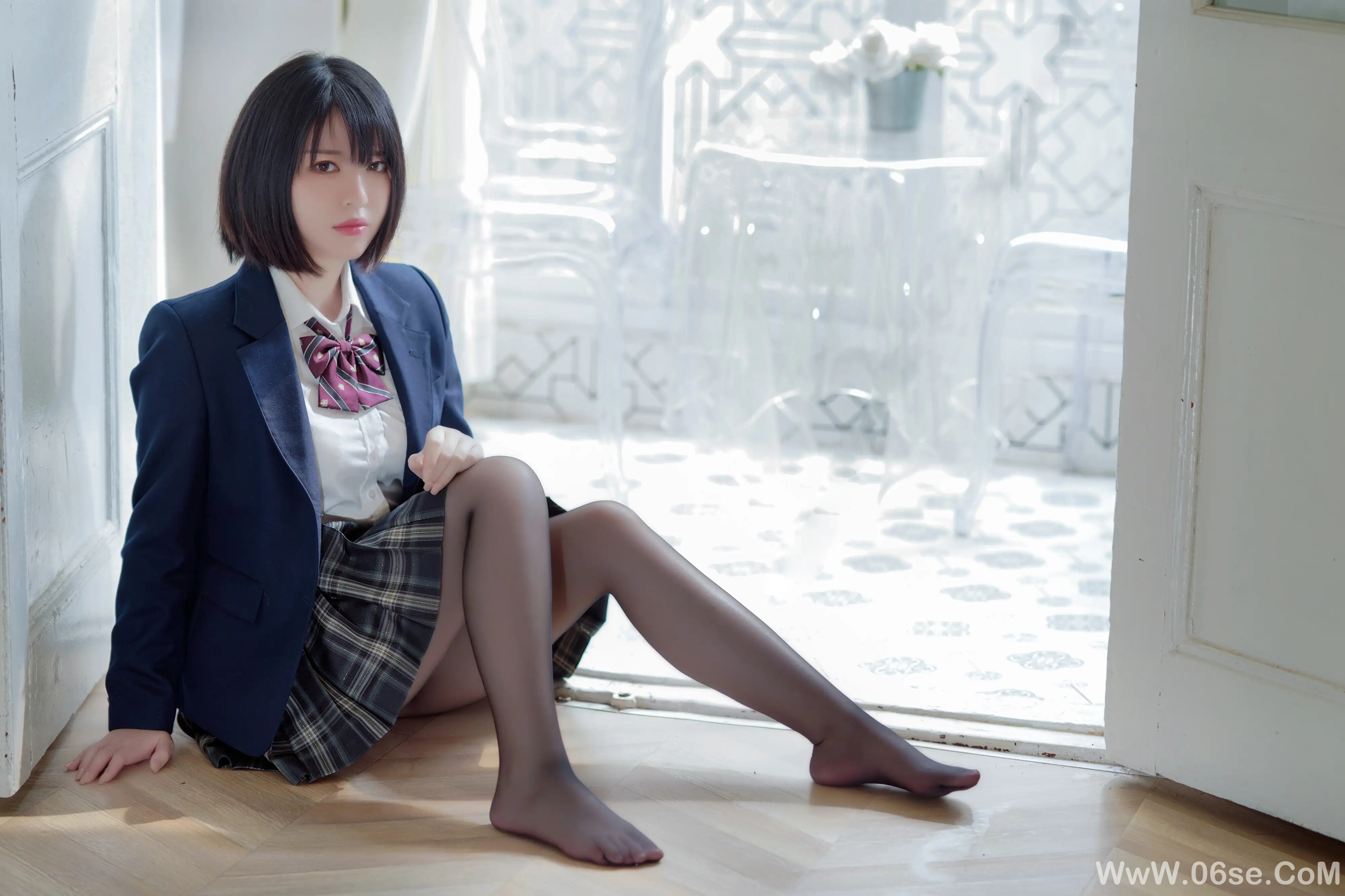 图片[4]-半半子 – 彼女の制服姿が好き-六色网