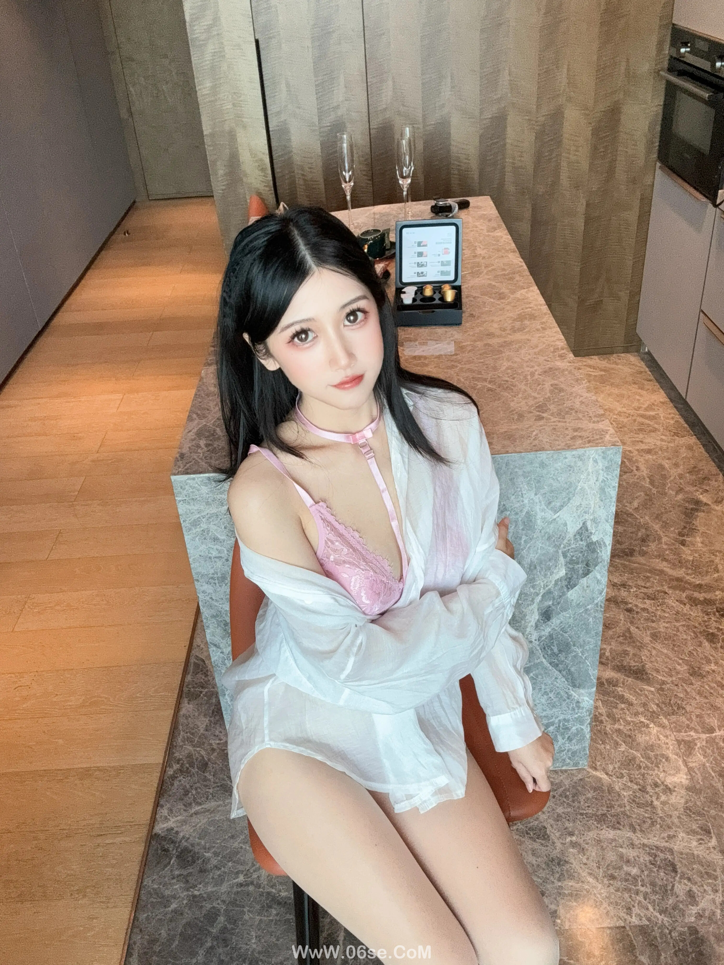 图片[16]-不呆猫 – 粉色衬衣女友-六色网