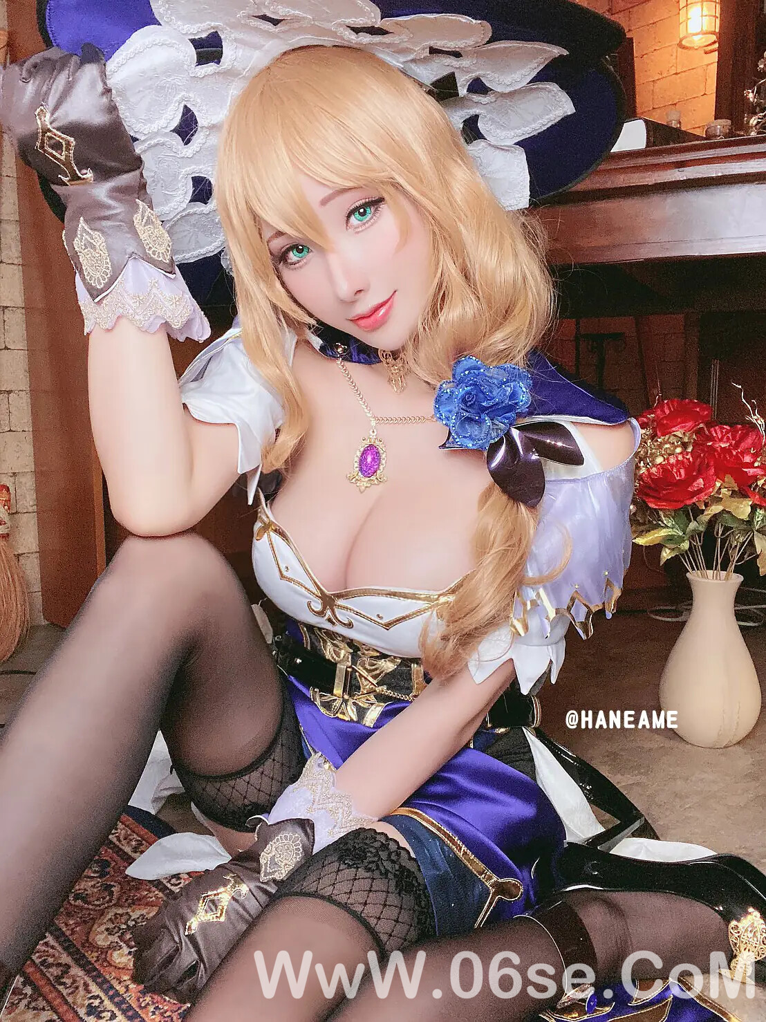 图片[49]-雨波_haneame_原神丽莎 性感内衣-六色网