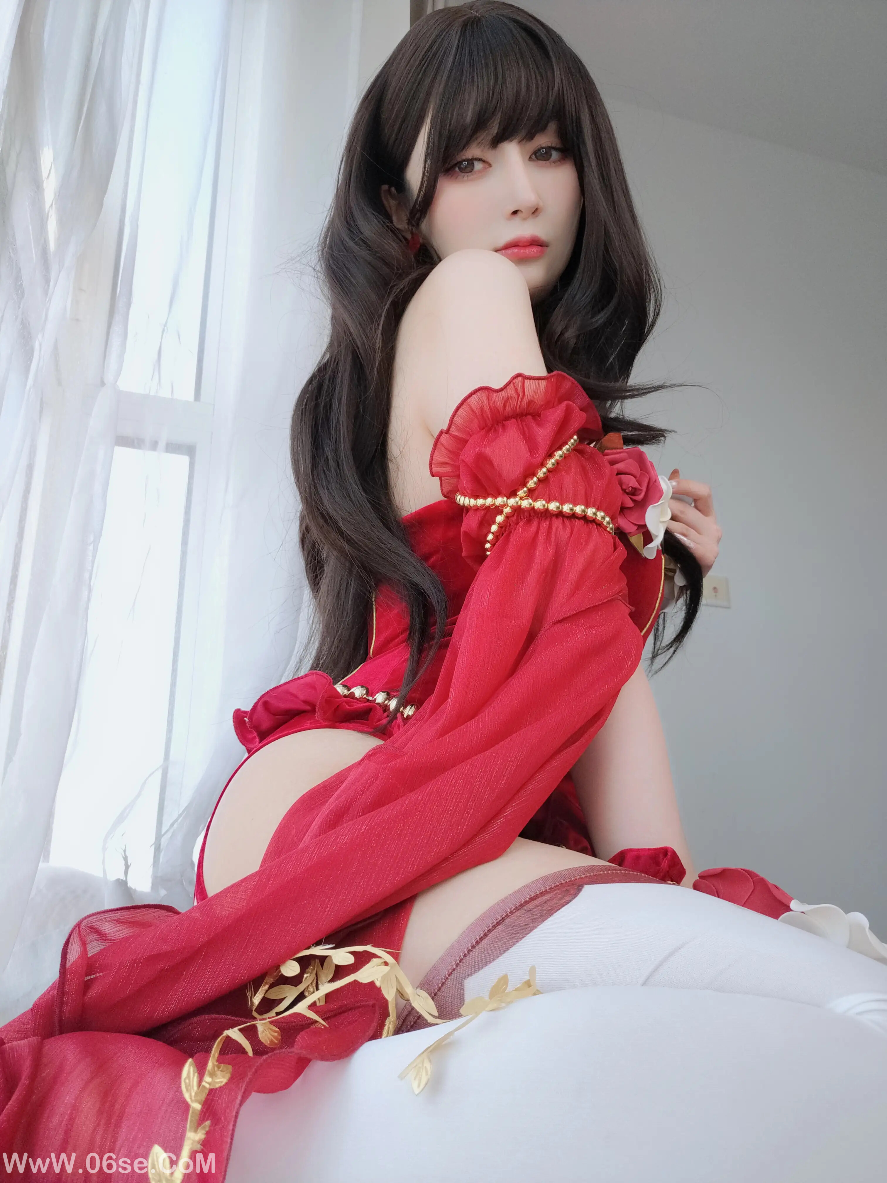 图片[59]-白银81 – 赤いドレス-六色网